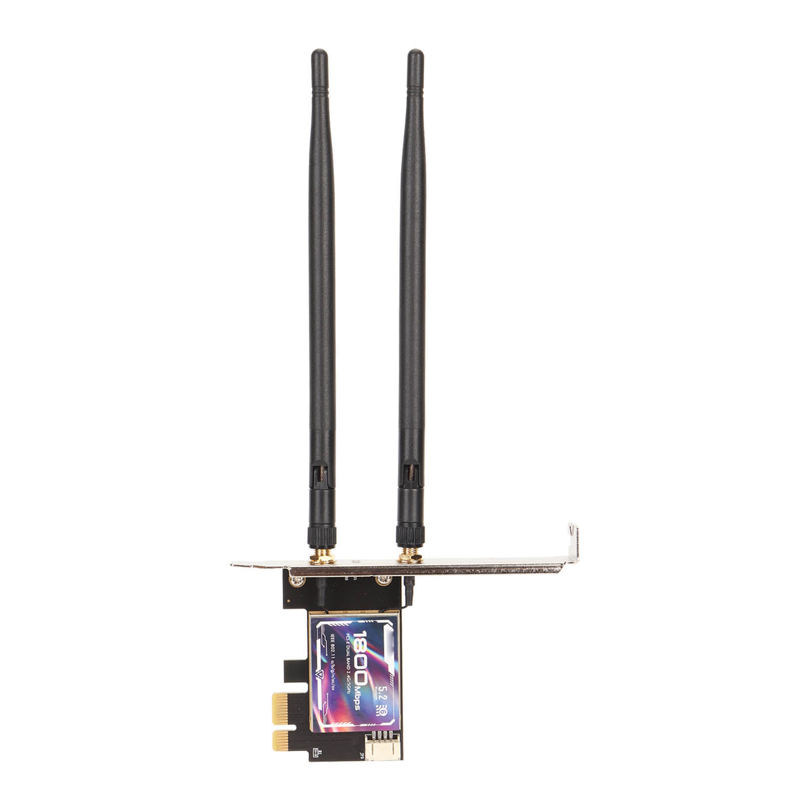 Dualband-wifi6-ax1800-pcie-wlan-netzwerkadapter Mit Bluetooth 5.2, Wpa3, 802.11ax, Extrem Niedriger Latenz Und Zwei 6-dbi-antennen