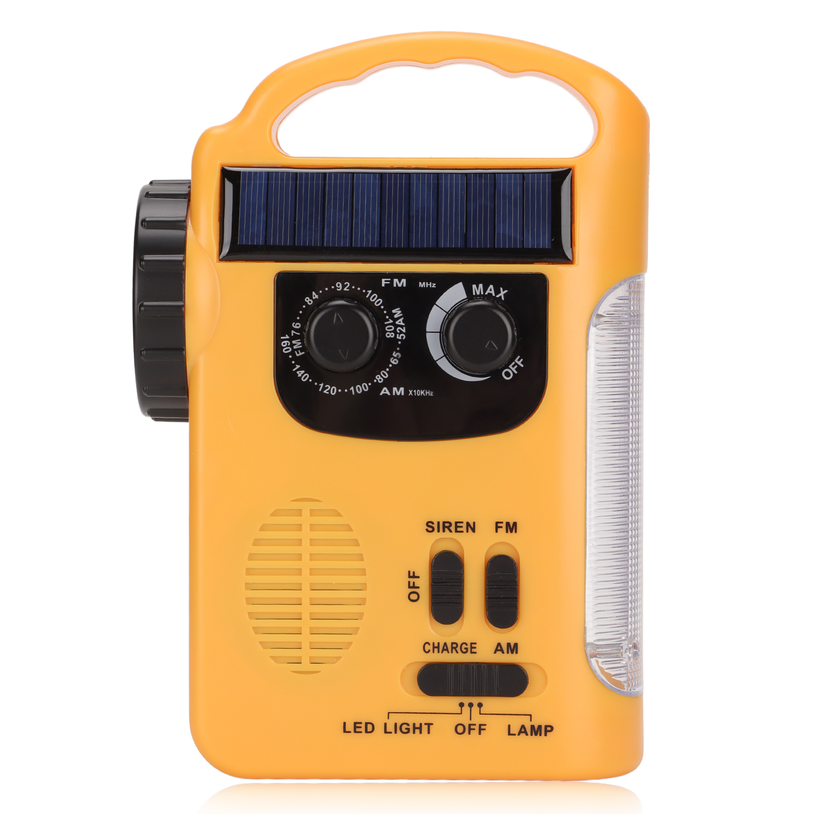 Rd339 Handkurbel-solarradio, Hohe Helligkeit, Stabiler Betrieb, Multifunktional, Fm/am-empfang, Wetteranzeige, Mit Led-taschenlampe Für Den Außeneinsatz