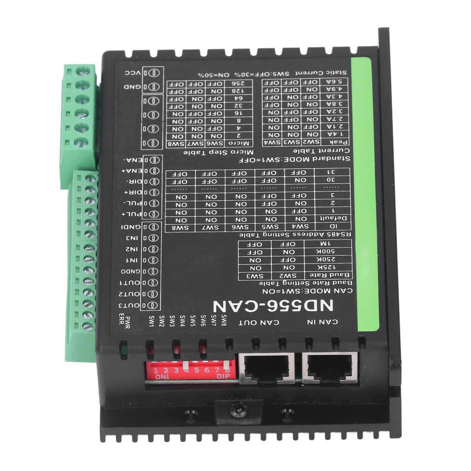 Nd556 Digitaler Schrittmotorcontroller Mit Can-bus, Kompatibel Mit 12-48v Dc-impulssteuerung