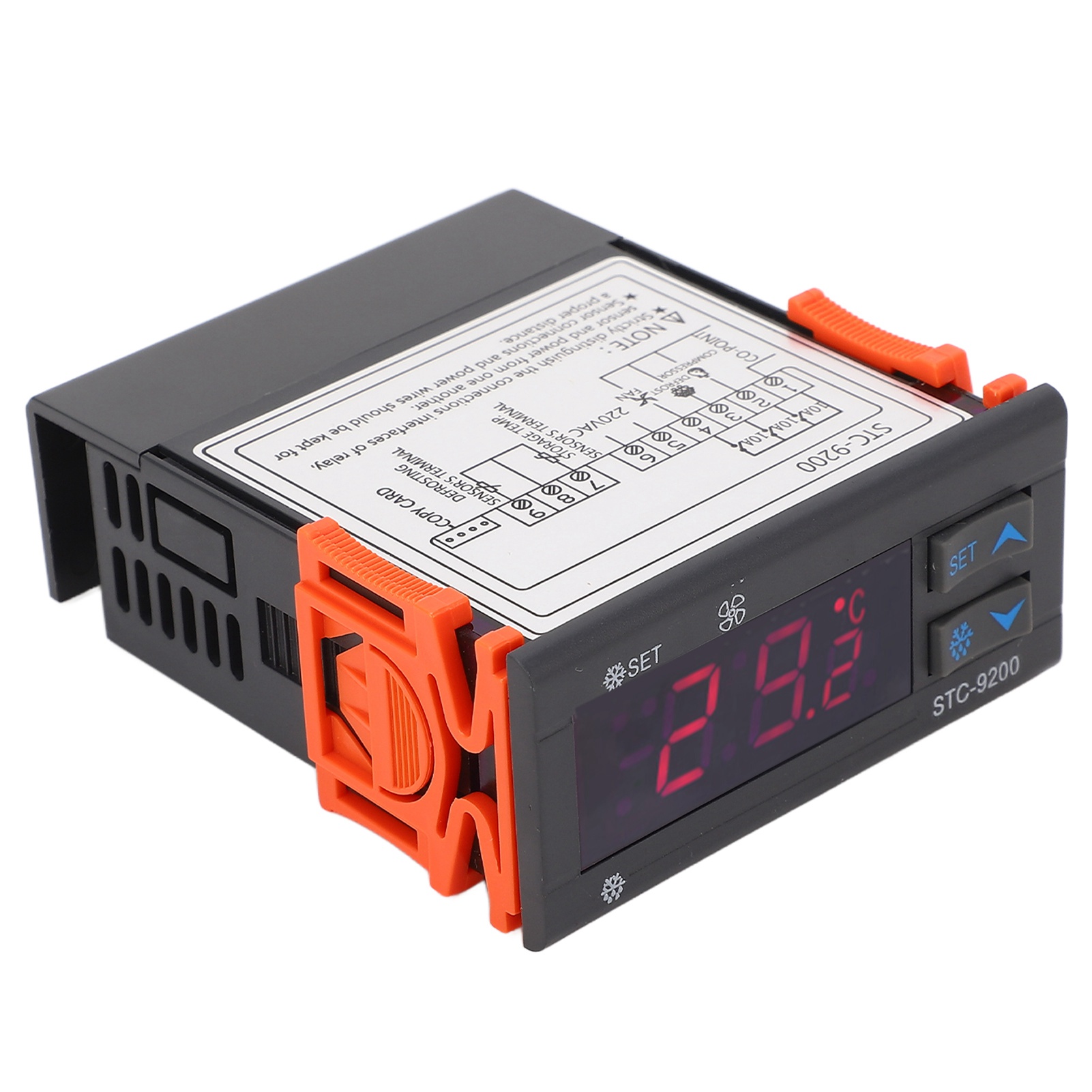 Digitales Thermostat Mit Zwei Sensoren Und Led-anzeige Für Kühl-/gefrierschränke (220 V Wechselstrom)