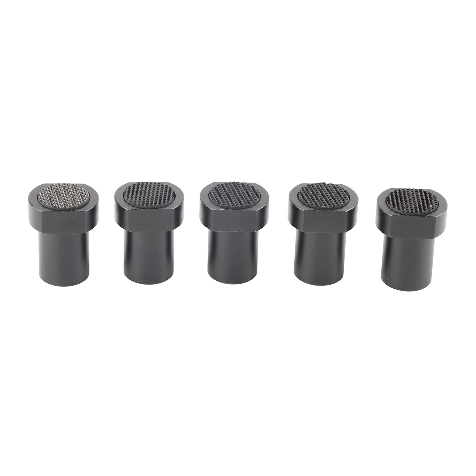 Set Aus 5 Werkbankanschlägen Aus 20 Mm Aluminiumlegierung Mit Bremseinsätzen Und Klemmstiften Für Holzbearbeitungstische.