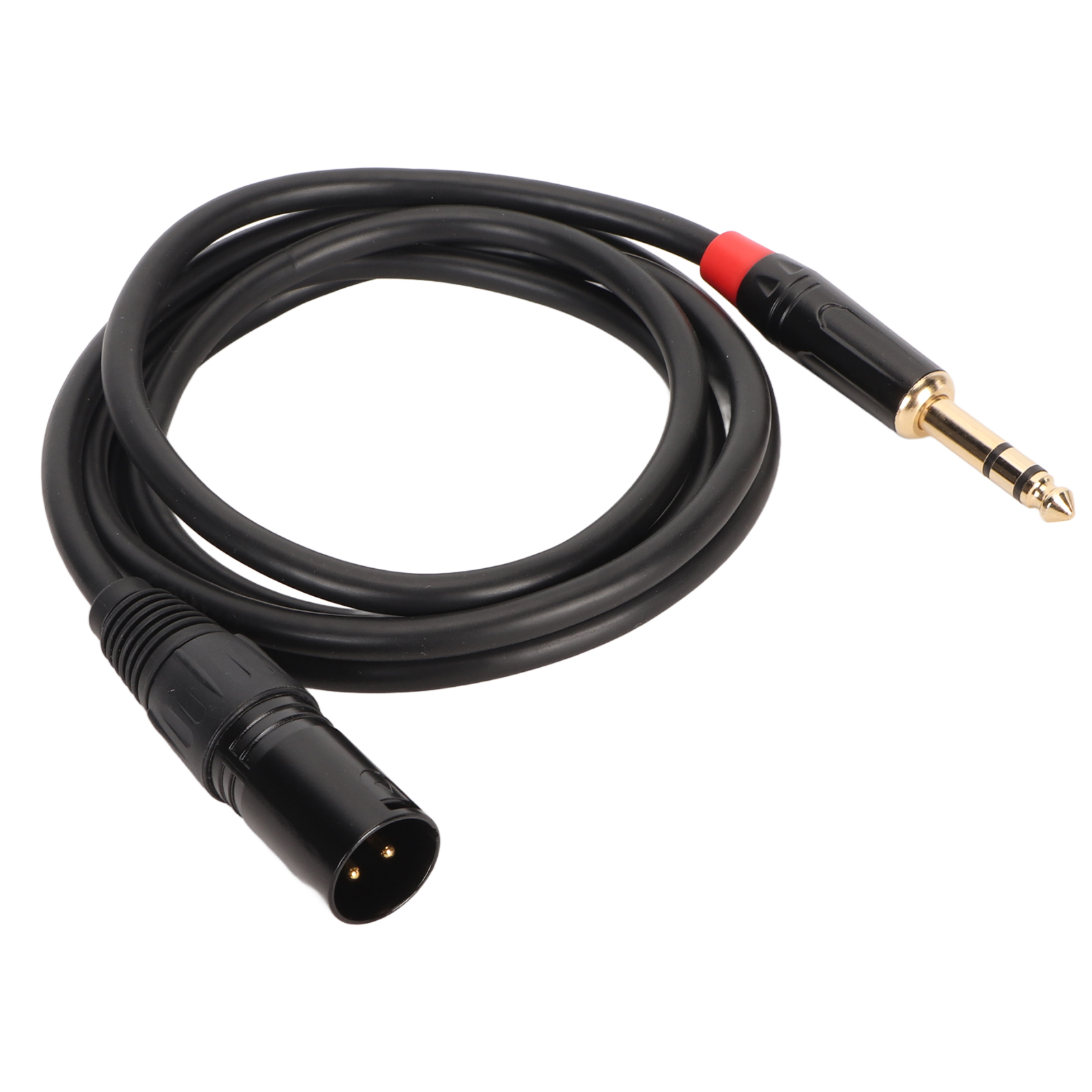 Trs 6,35 Mm Auf Xlr Steckerkabel, Flexibel, Störungsfrei, 20 Awg, Für Mikrofone Und Verstärker, Länge 1,5 M.