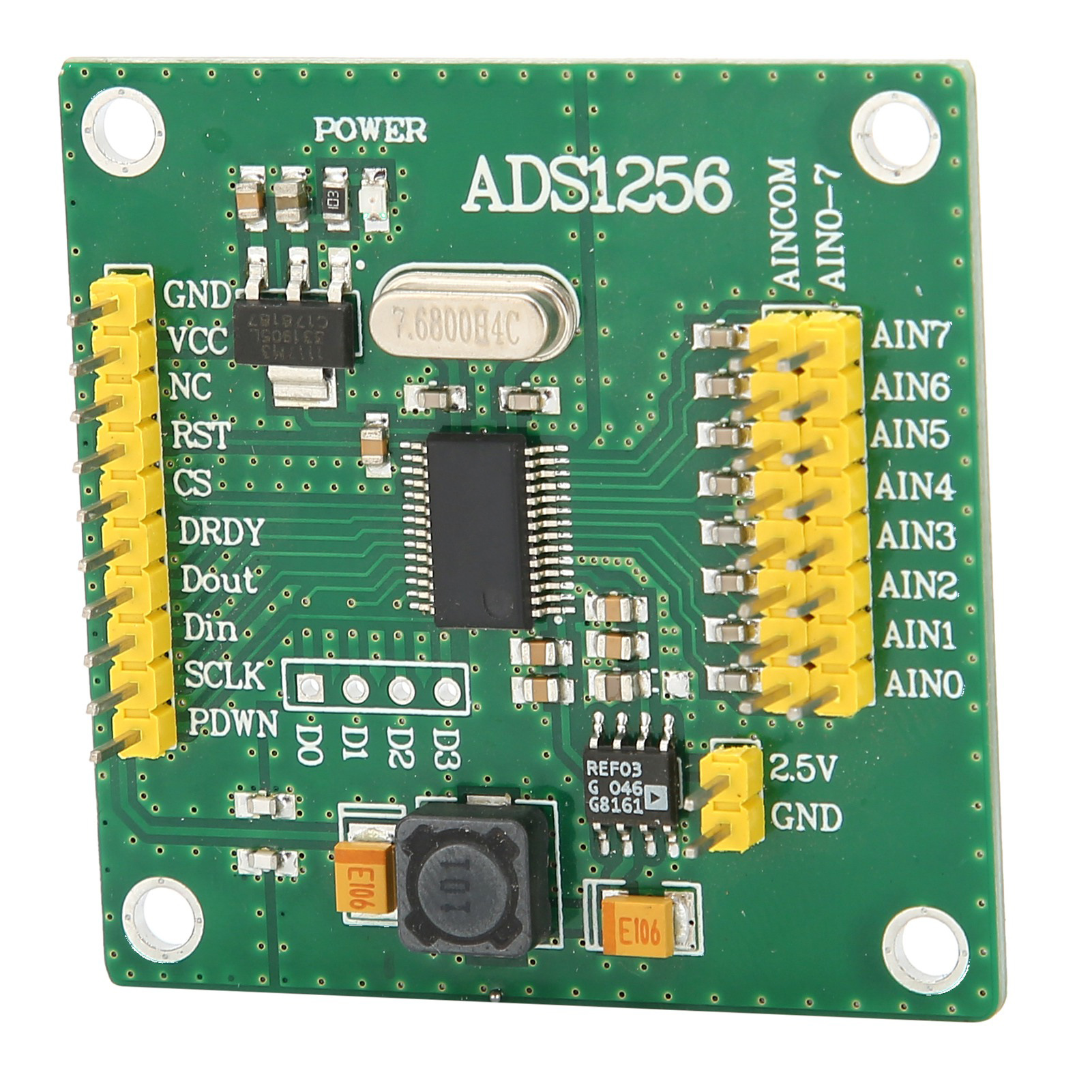 24-bit-8-kanal-analog-digital-wandlermodul, Ads1256-signalerfassungskarte