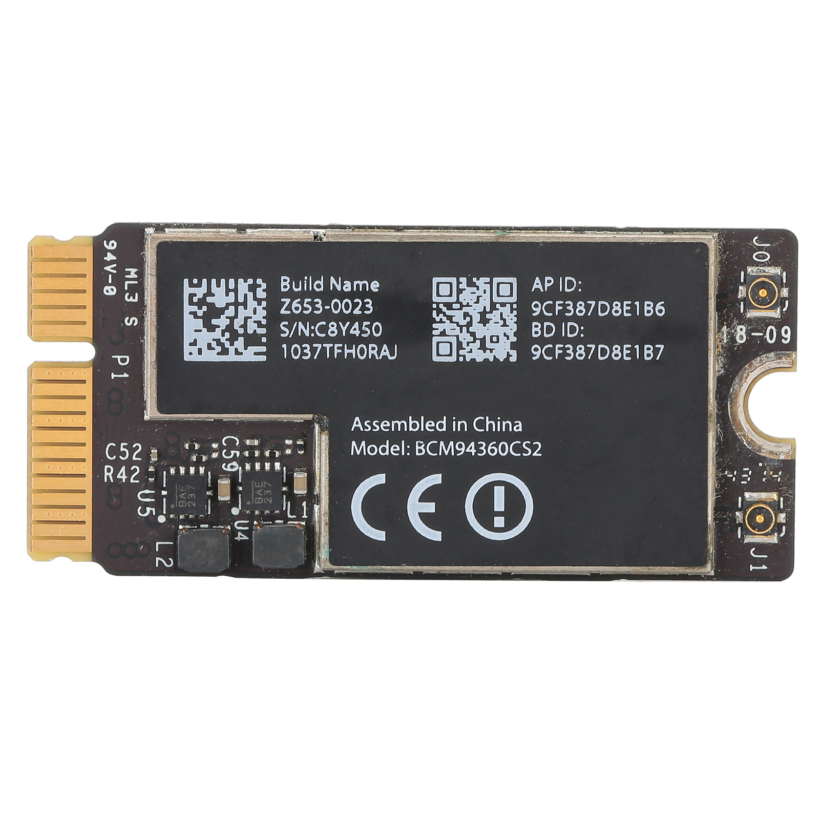 2,4 Ghz/5 Ghz Dualband-bluetooth-4.0-wlan-netzwerkkarte Für Os X-computer (2013–2017) Bcm94360cs2