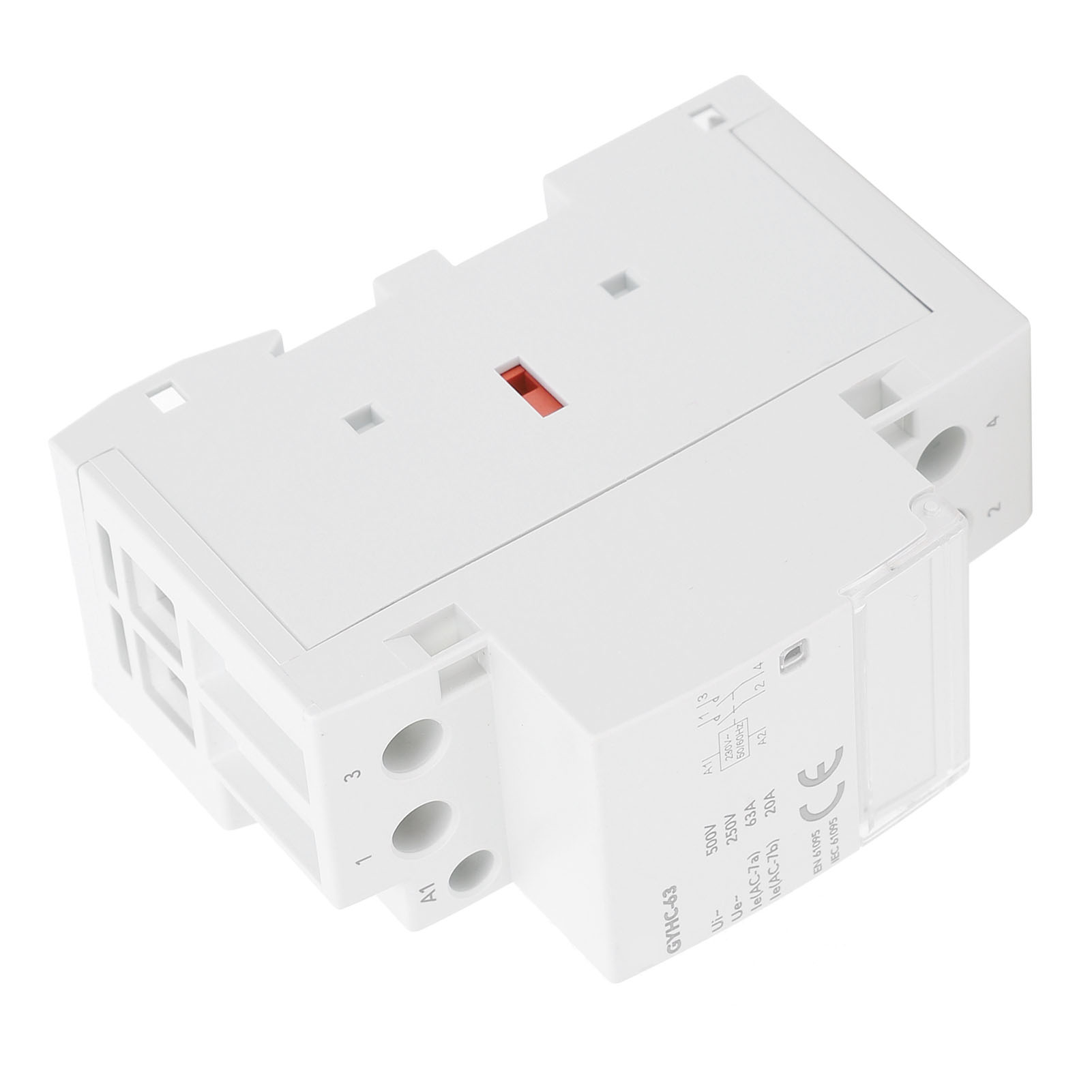 Modulares Schütz, Tragbares Elektronisches Bauteilmodul Aus Kunststoff, 50 Hz, 2-polig, Gyhc-63, 2 Schließer