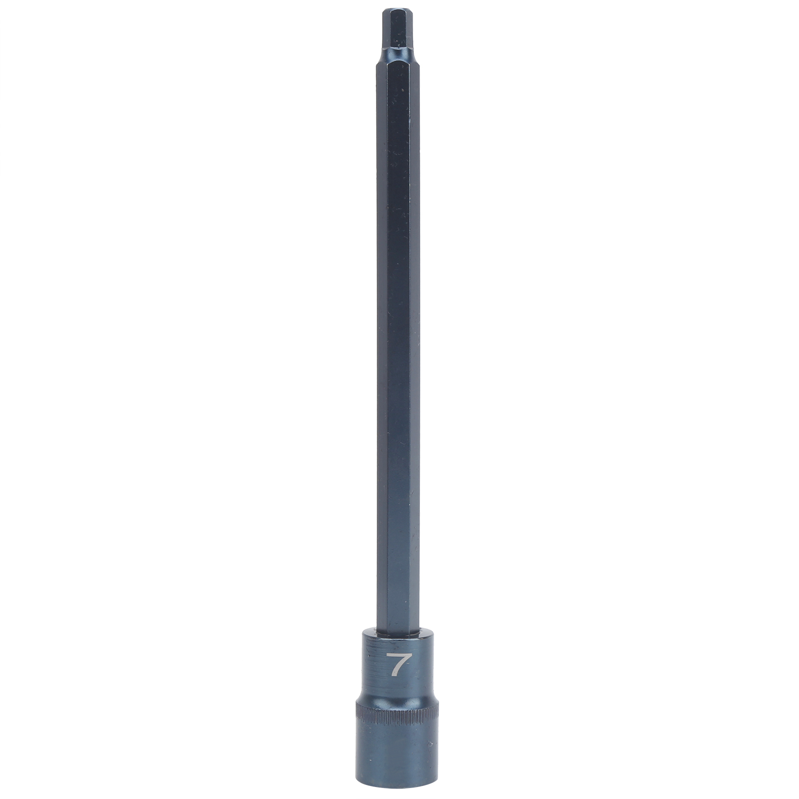1/2"-sechskant-steckschlüssel, Vierkantantrieb, Brünierte S2-legierungsstahlschrauben