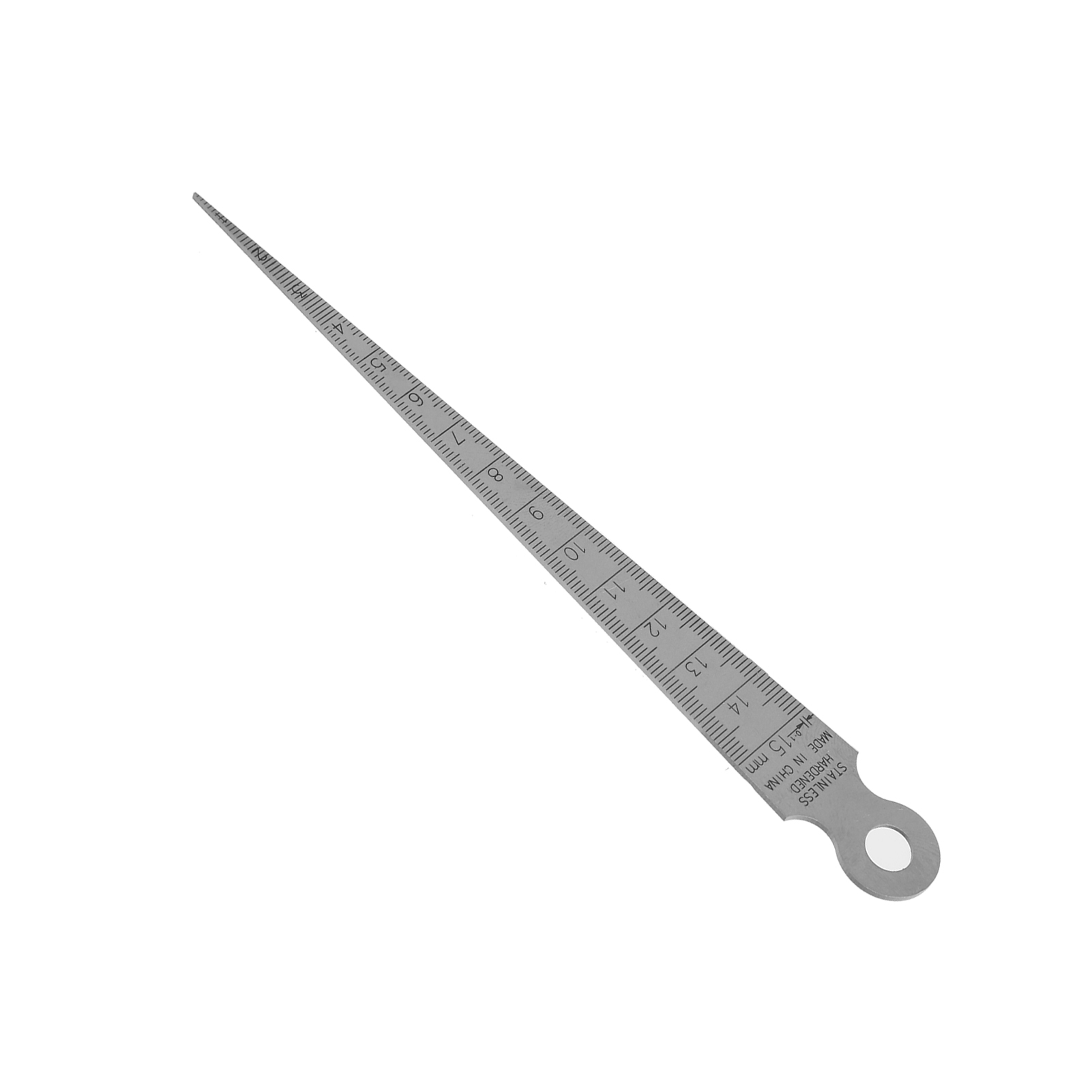 Konische Edelstahllehre, Keilschweißlehre, Spalt- Und Bohrlehre (1–15 Mm)