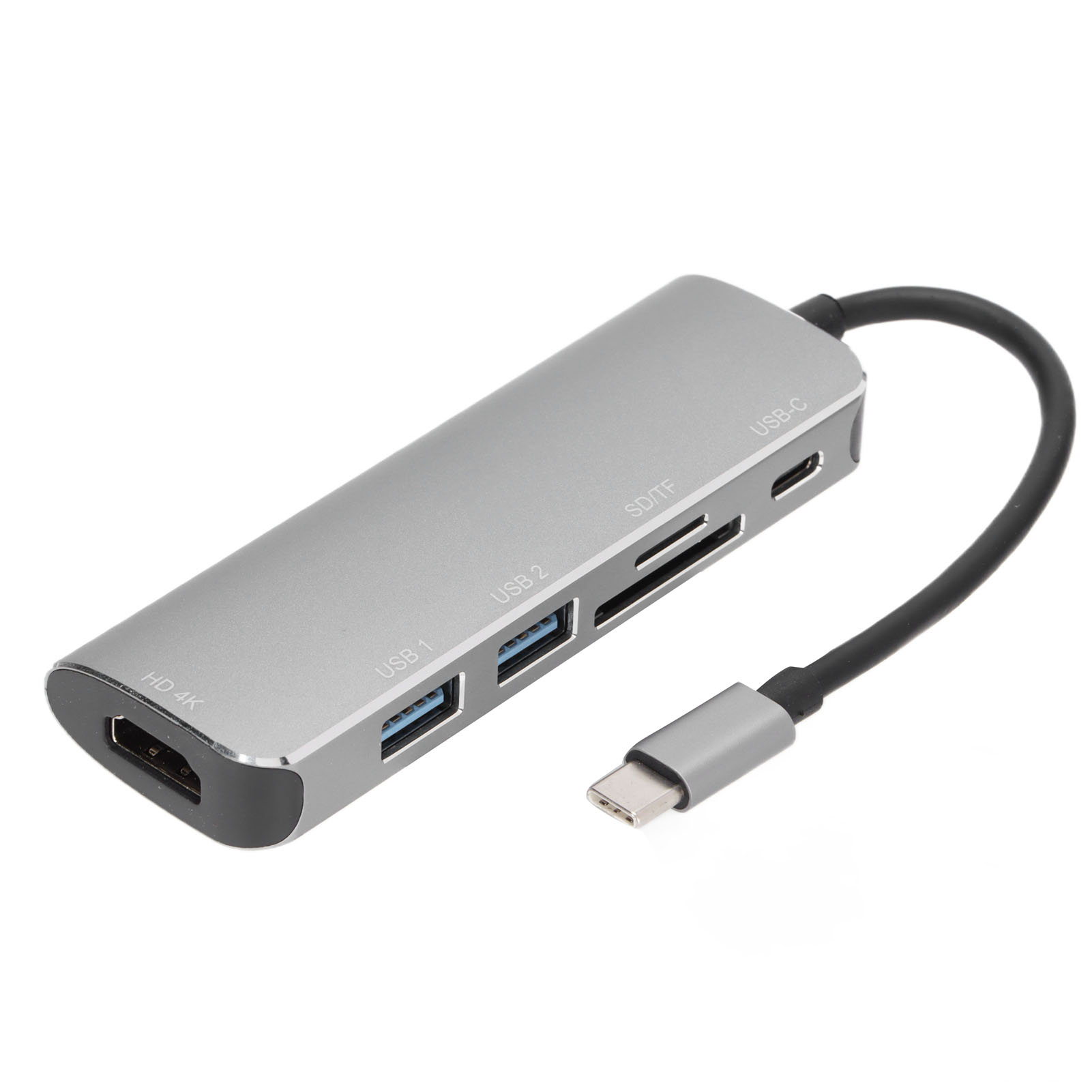 Onten Multifunktionale Dockingstation: Usb-c-auf-usb-3.0-typ-c-anschluss, Schnellladefunktion, 6-in-1