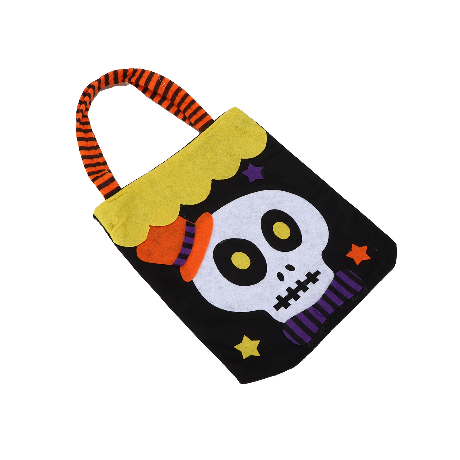 Wiederverwendbare Halloween-tragetasche Mit Henkeln Für Thanksgiving Und Den Alltag – Skelett-design