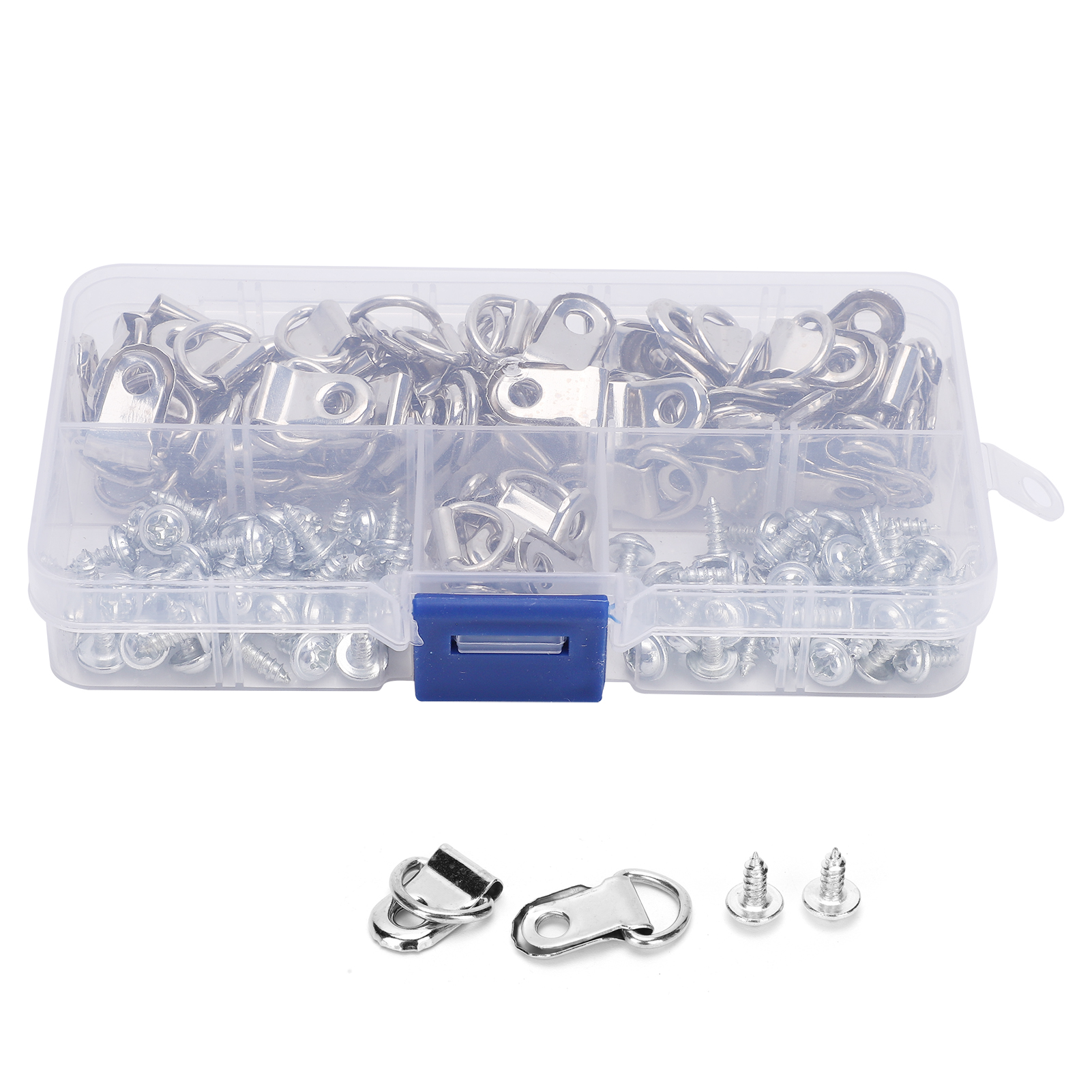Set Mit 80 D-ringen Für Bilder, Einfachen Eisenhaken Und Befestigungsschrauben