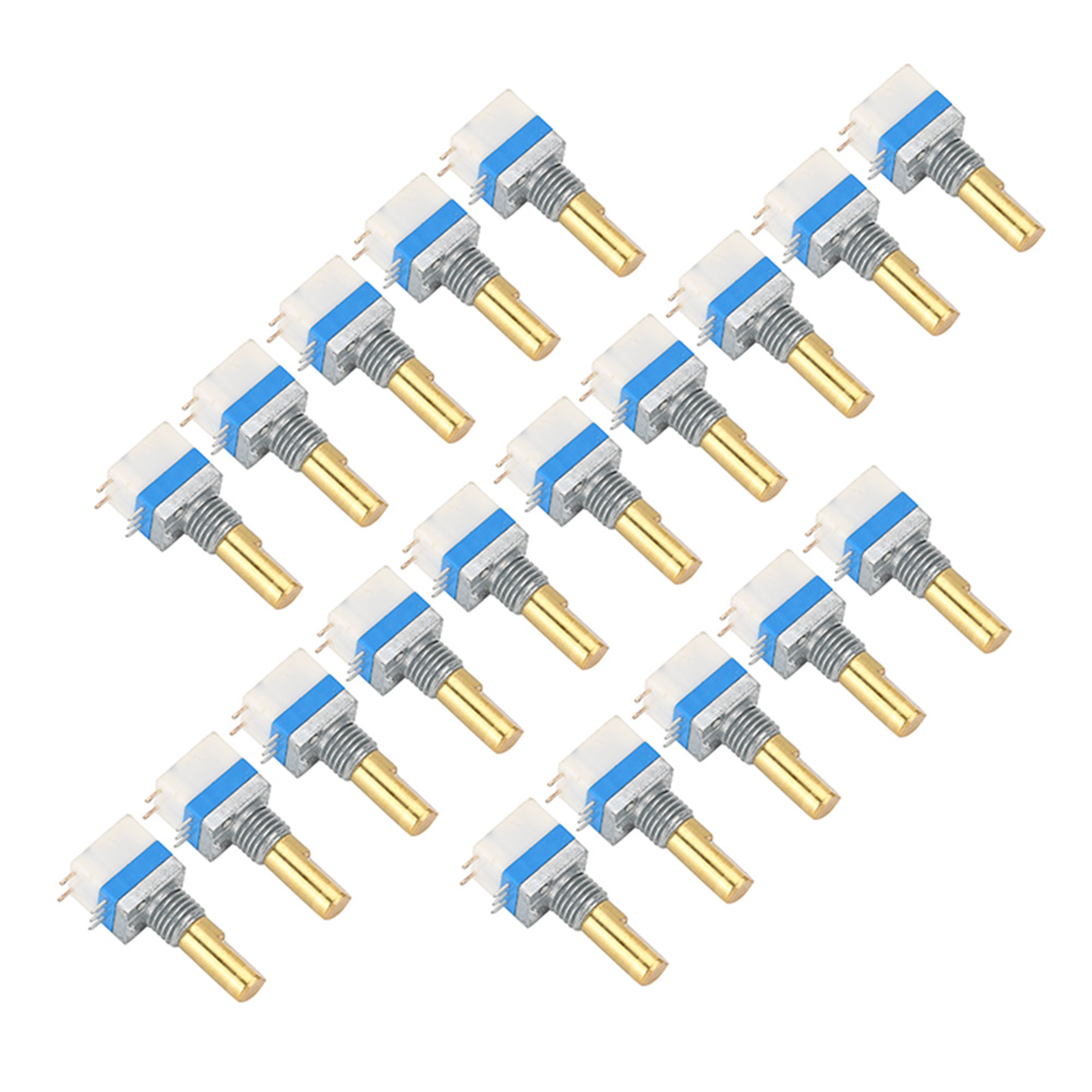 Packung Mit 20 Lautstärkereglern Aus Aluminiumlegierung 3107 Für Uv5r Bf-888s Tk3107 Walkie-talkies