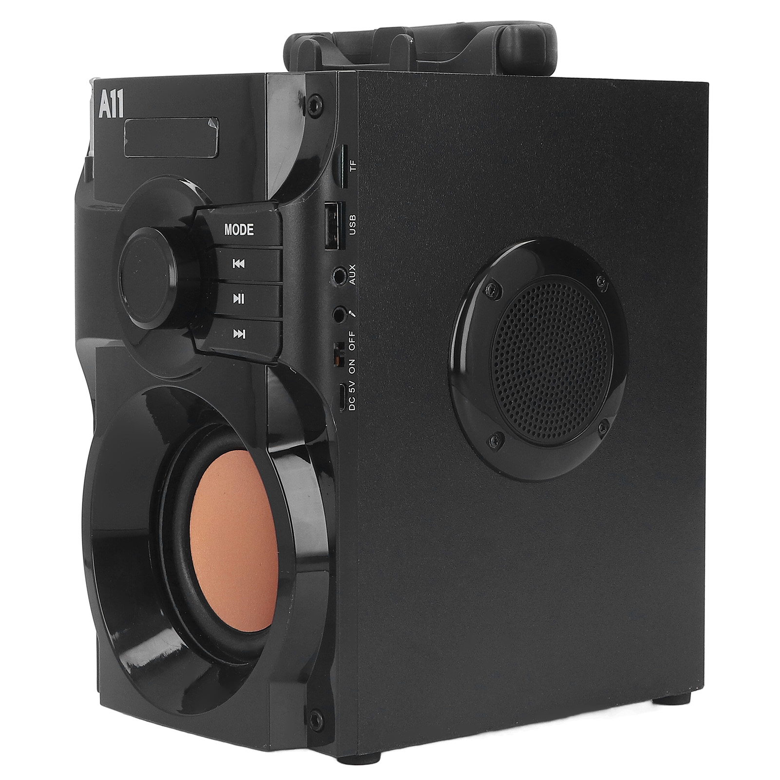 Stereo-bluetooth-5.0-lautsprecher Mit Subwoofer, Multifunktionaler Tragbarer Smart-lautsprecher Mit Fernbedienung Für Den Innen- Und Außenbereich.