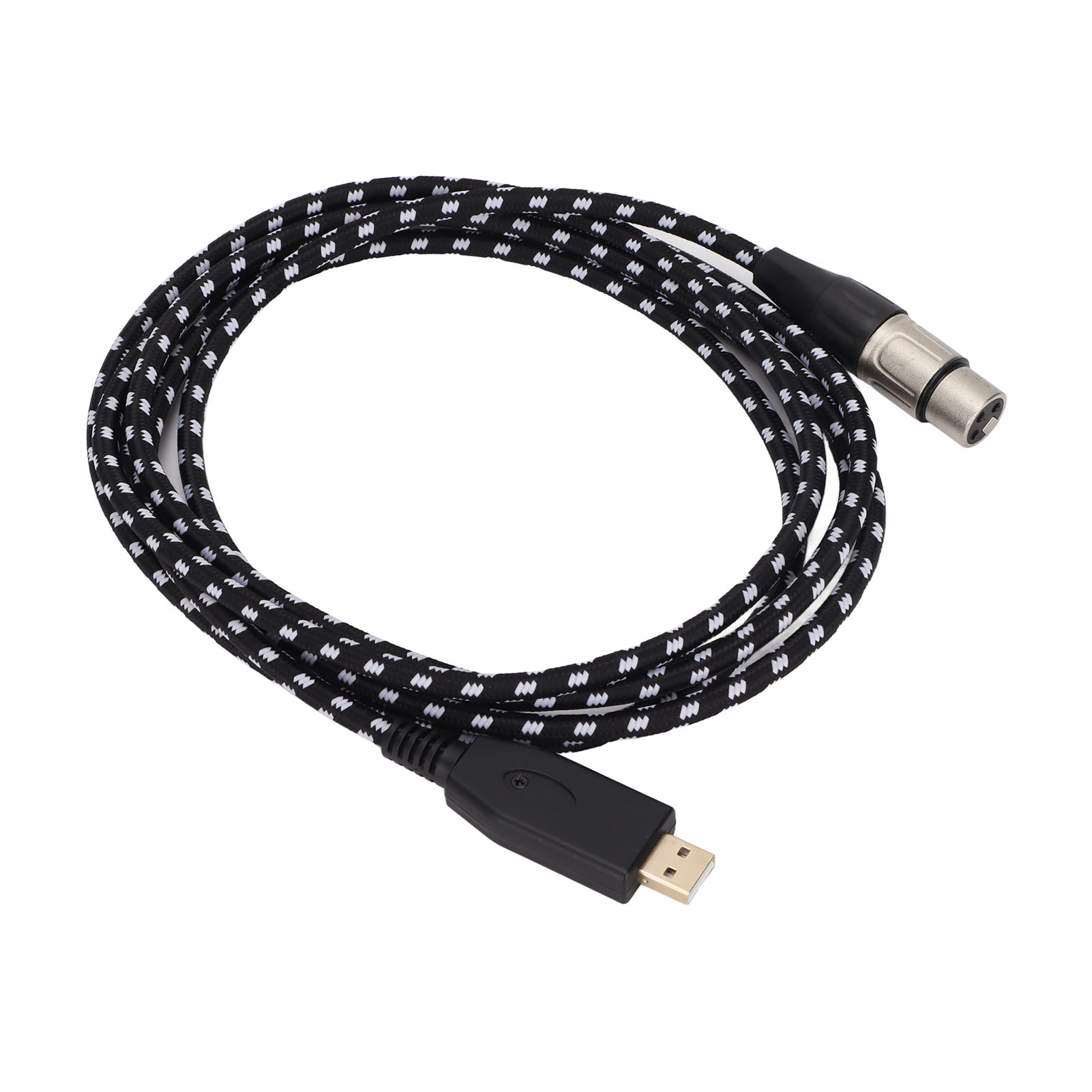 Usb-auf-3-poliges-xlr-mikrofonkabel (weiblich) Für Mikrofone, Aufnahmen, Karaoke, Gesang, 3 M / 9,8 Ft