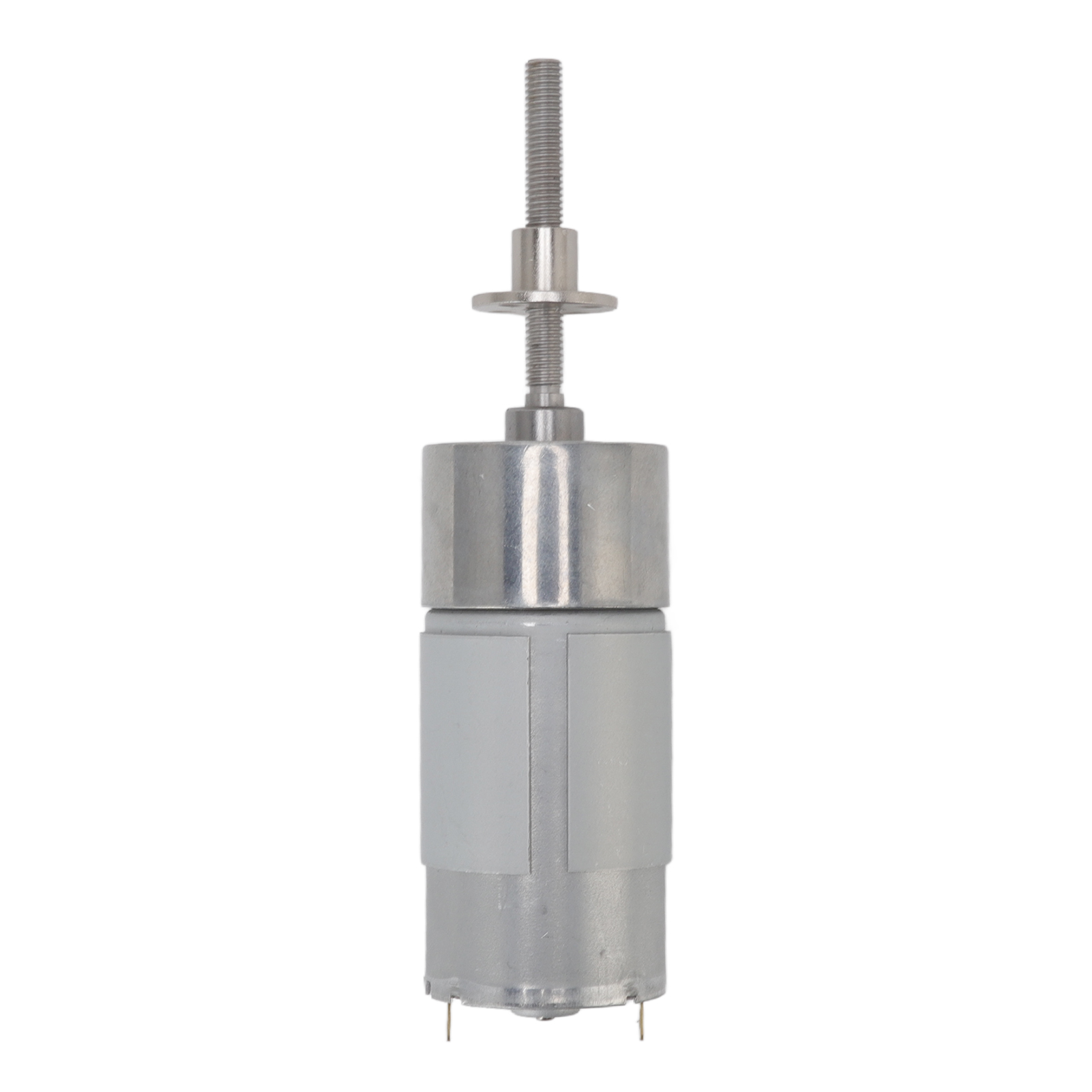 Gleichstrom-getriebemotor, Gehäuse Aus Aluminiumlegierung, Spule Aus Messing, Drehrichtung: Im/gegen Den Uhrzeigersinn, Mit Flansch, 12 V Dc, M6, 600 U/min