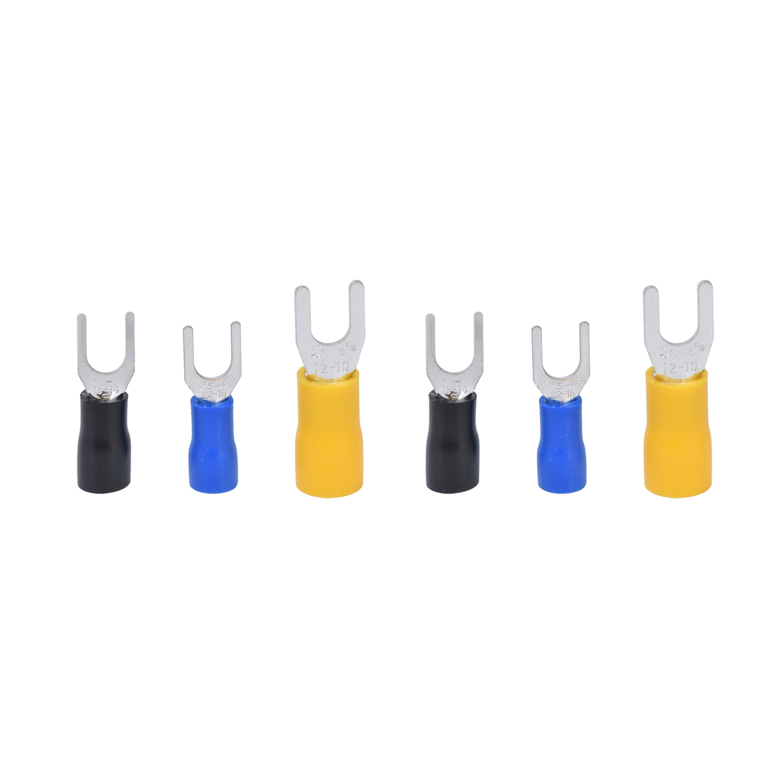 300 Isolierte Gabelklemmen, U-förmige Pvc-kupferdrahtverbinder Für Transportbeleuchtung (sv1.25-4+sv2-4+sv5.5-4)