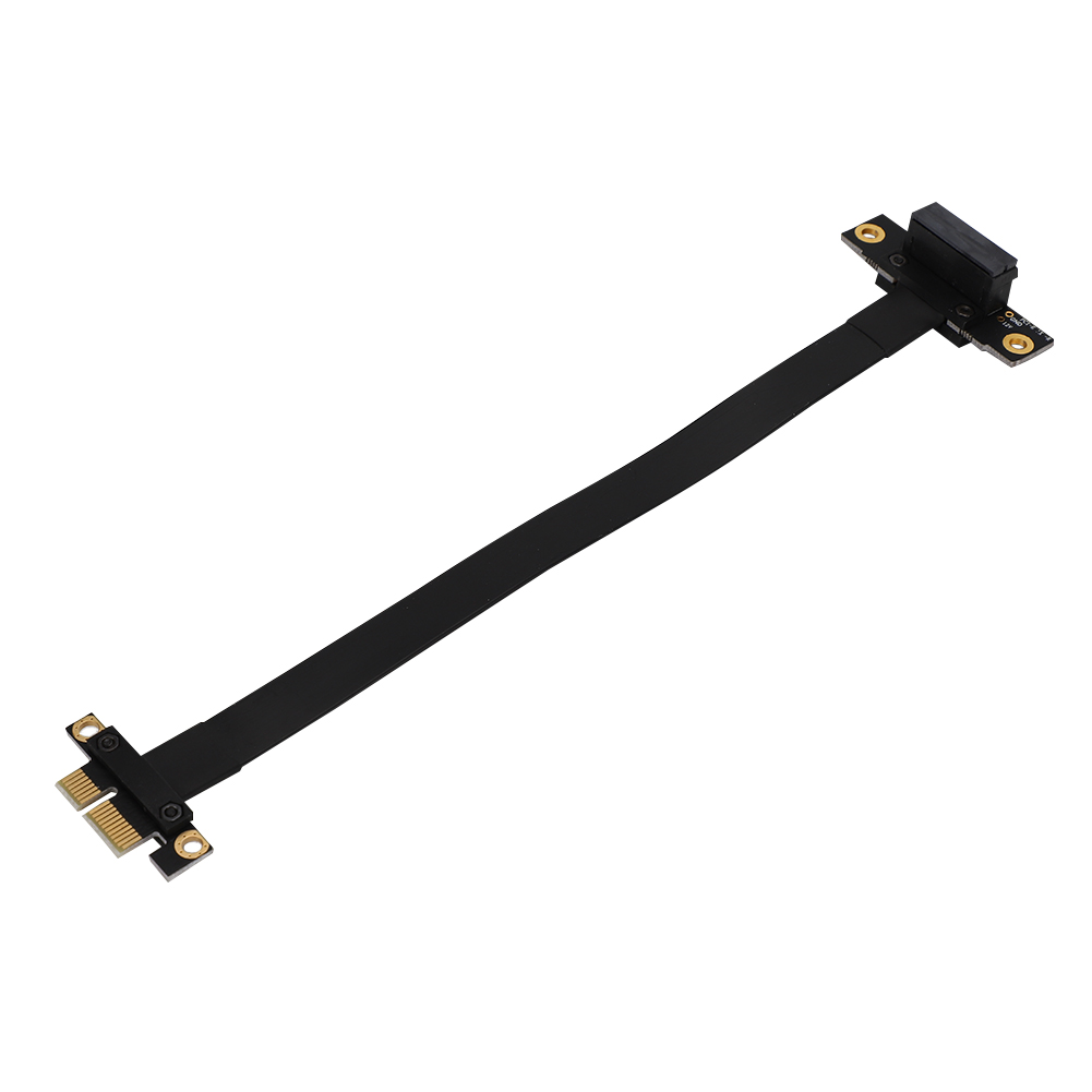 20 Cm Langes Hochgeschwindigkeits-90°-pci-express-1x-verlängerungskabel Mit Vergoldeten Kontakten