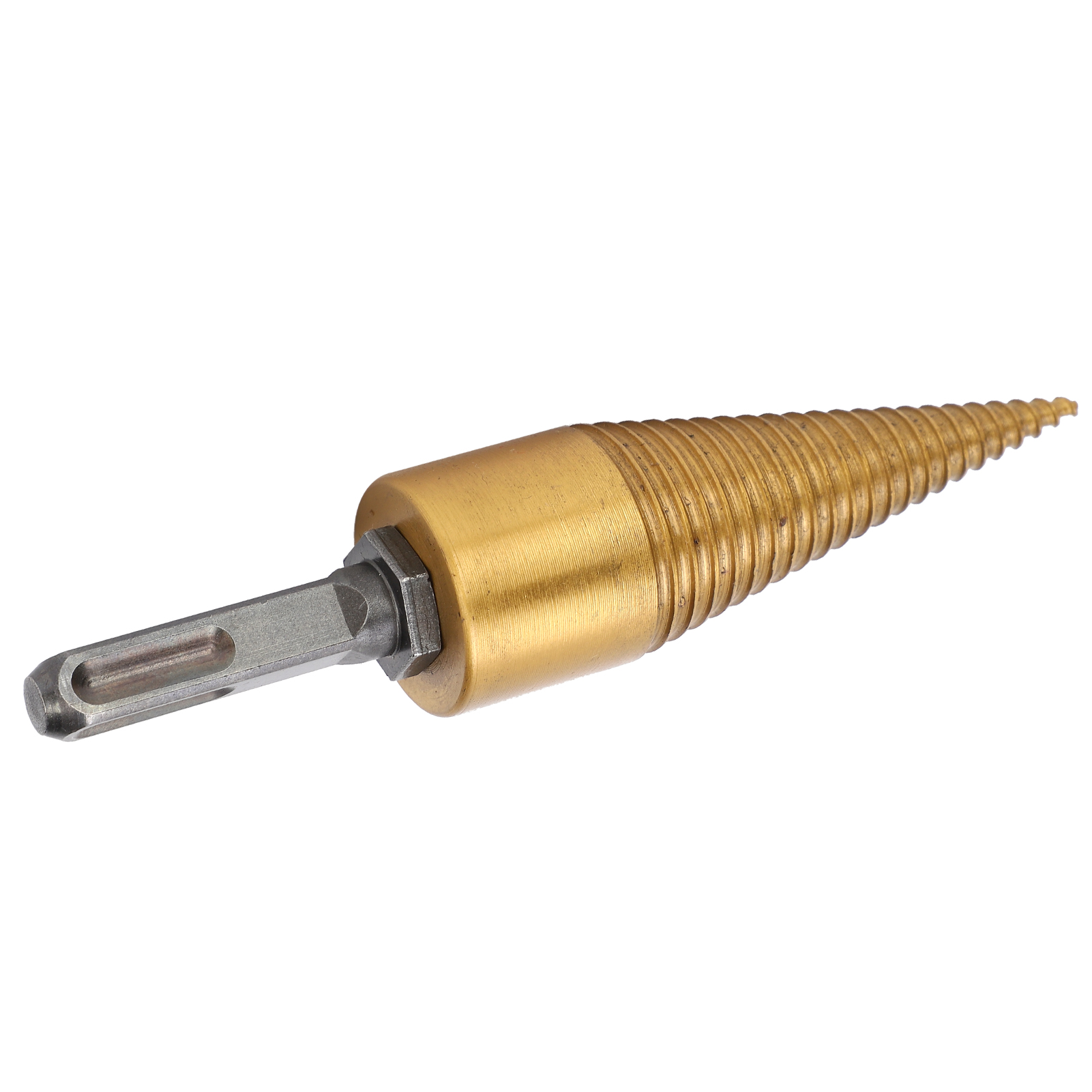 Gedrehter Kegel-holzspalter, Vierkant-bohrer, Tiplate 32 Mm S-beschichtetes Spaltwerkzeug