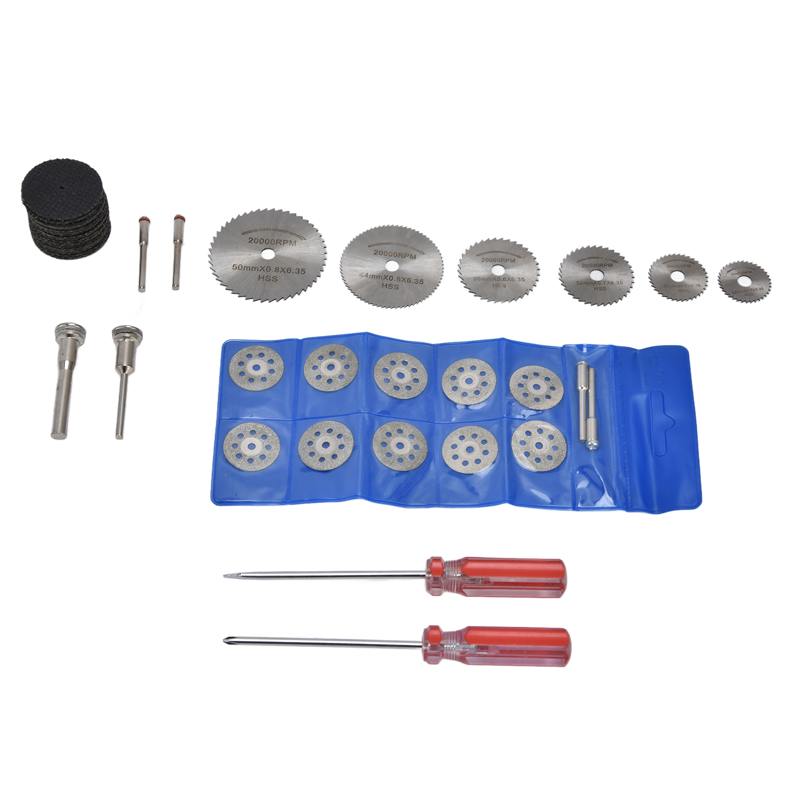 Set Mit 44 Diamanttrennscheiben Für Kreissäge Und Harz