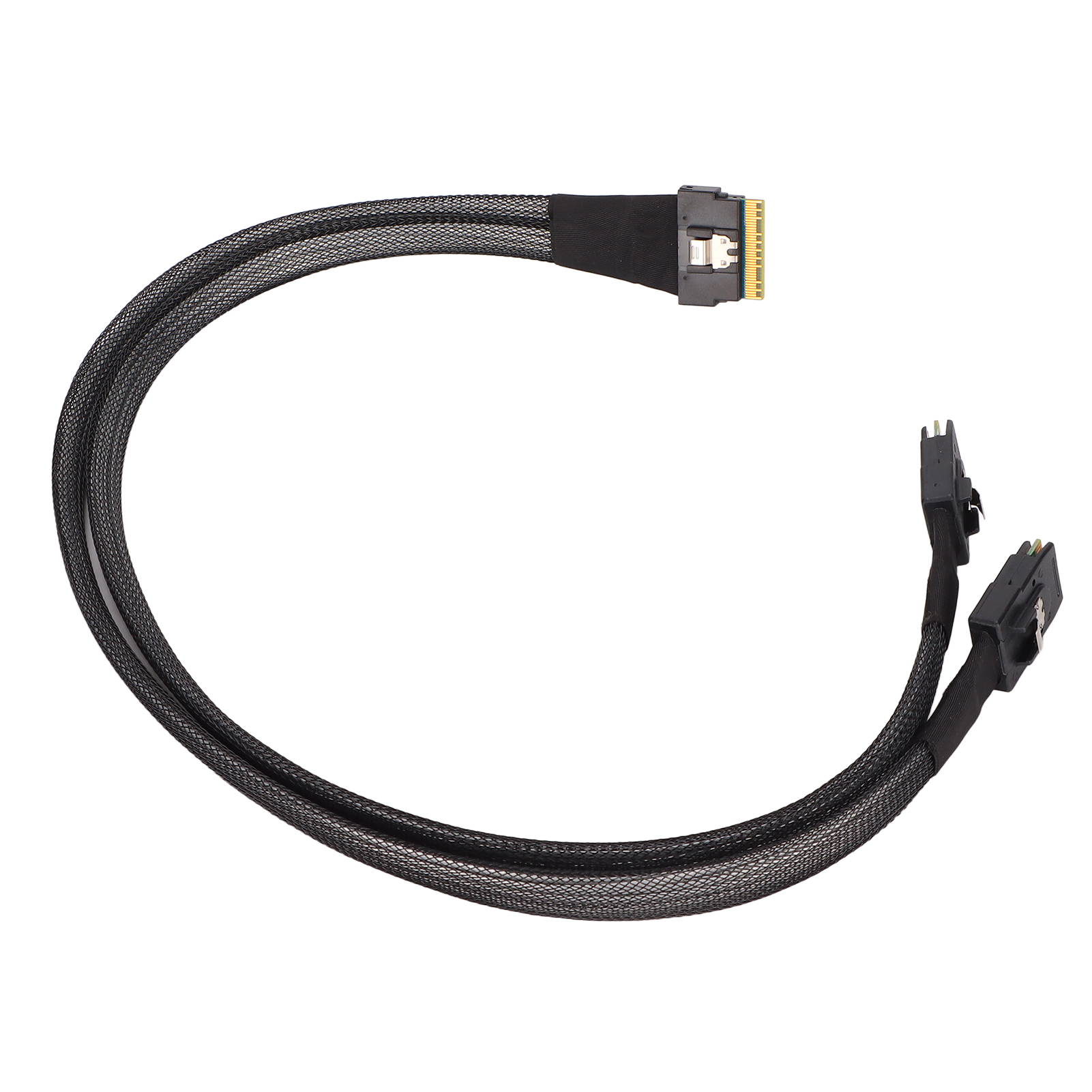 Mini-sas-kabel (12 Gbit/s), Hochgeschwindigkeitsübertragung, Sata/ata-schnittstelle, 0,5 M Länge, Sff8654 8i Auf 2xsff8087