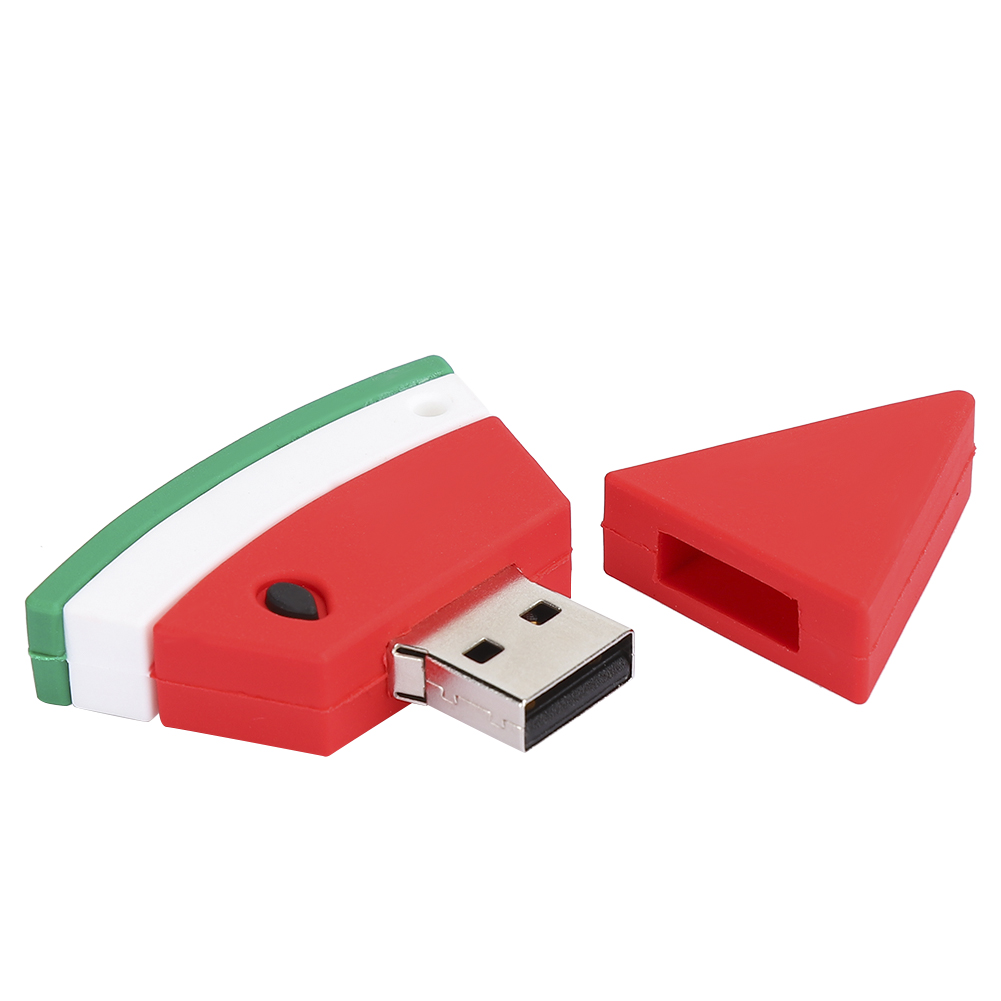 Pvc-usb-stick, Klein, Wassermelonenmuster, 16 Gb.