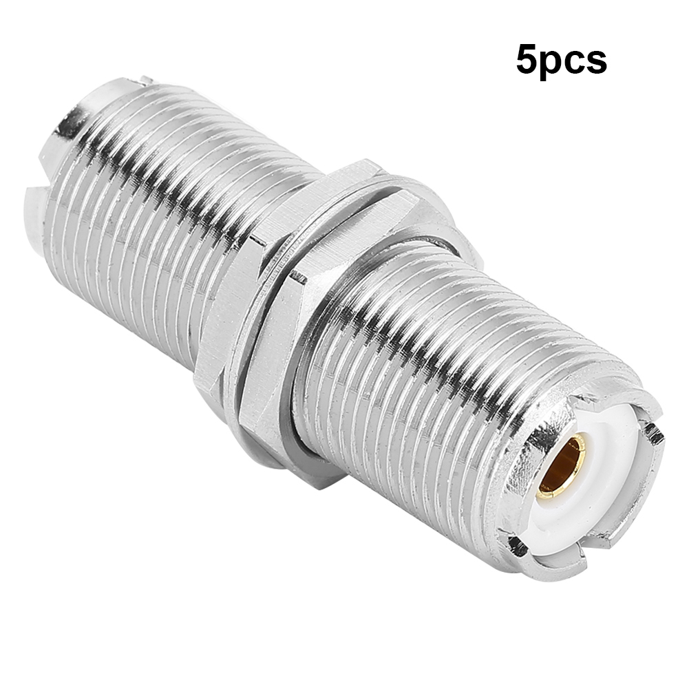 Packung Mit 5 So239 Uhf-hf-adaptersteckern (weiblich Auf Weiblich) Für 2 Pl259-buchsen