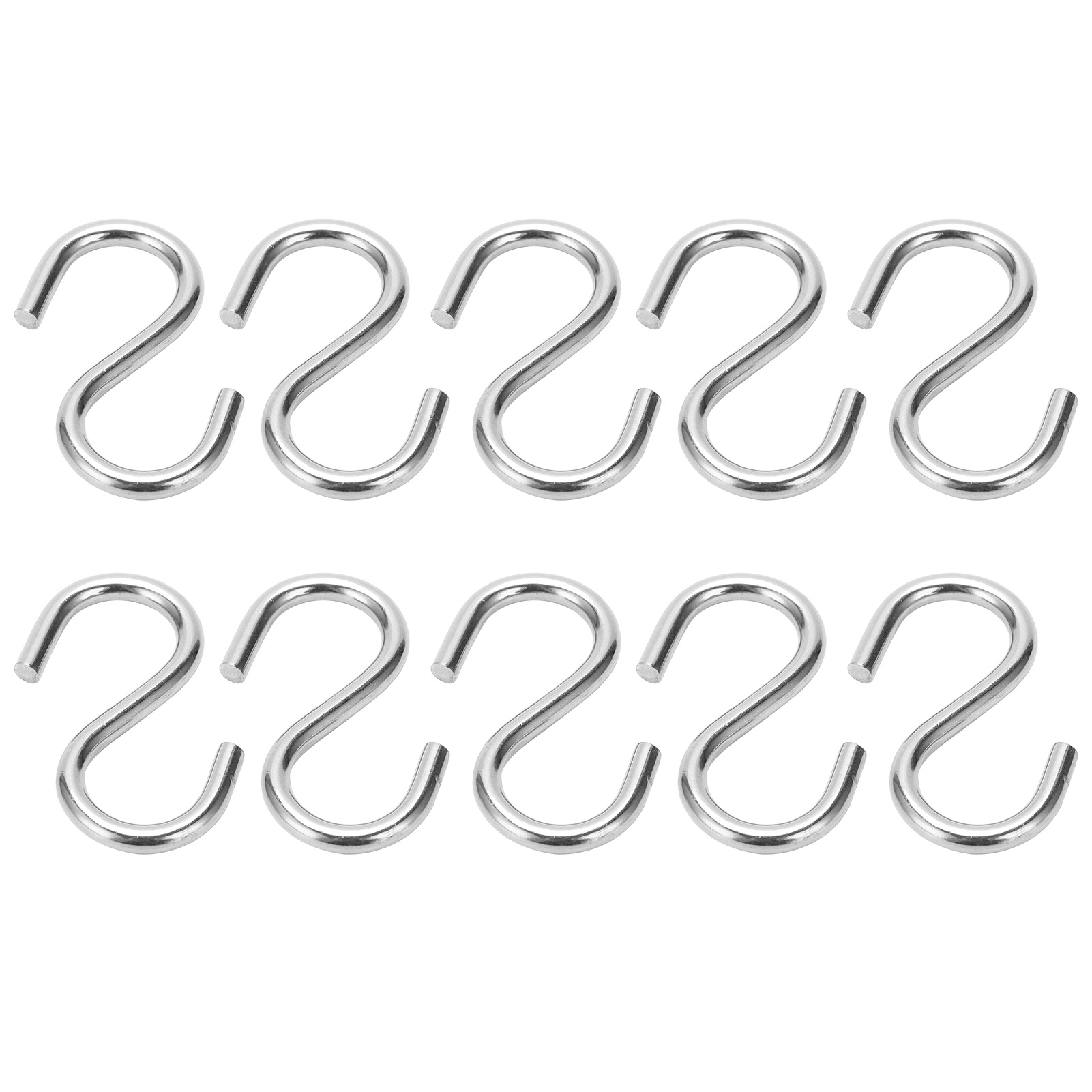 Set Mit 10 S-haken, Tragbare Schlüssel- Und Handtuchhalter Aus Edelstahl 304, Modell M4