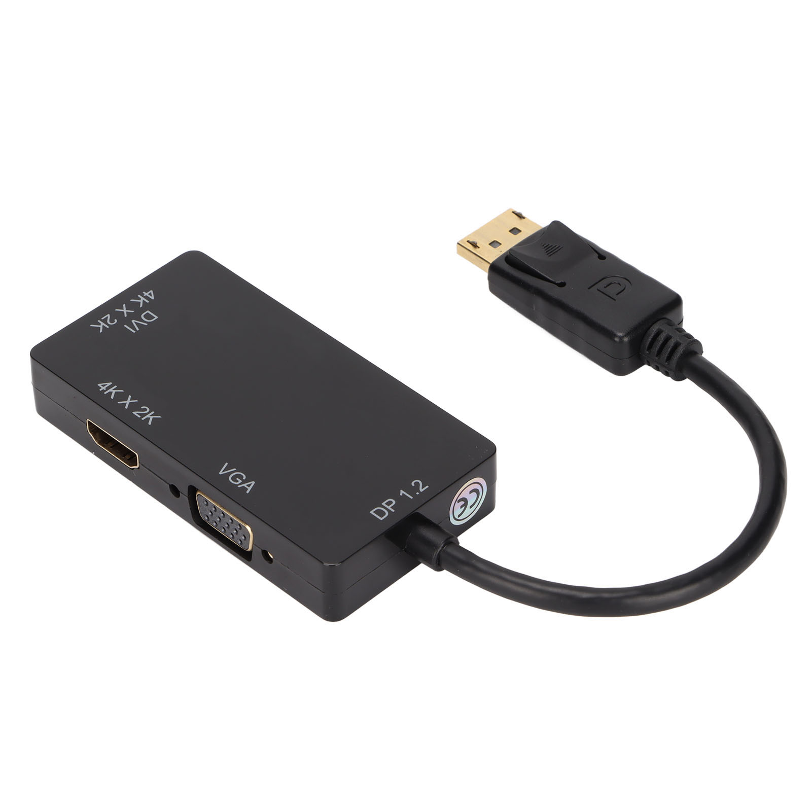 Tragbarer 3-in-1 Displayport-zu-vga-videoadapter (dp Zu Hd Vga Multimedia Interface Dvi)
