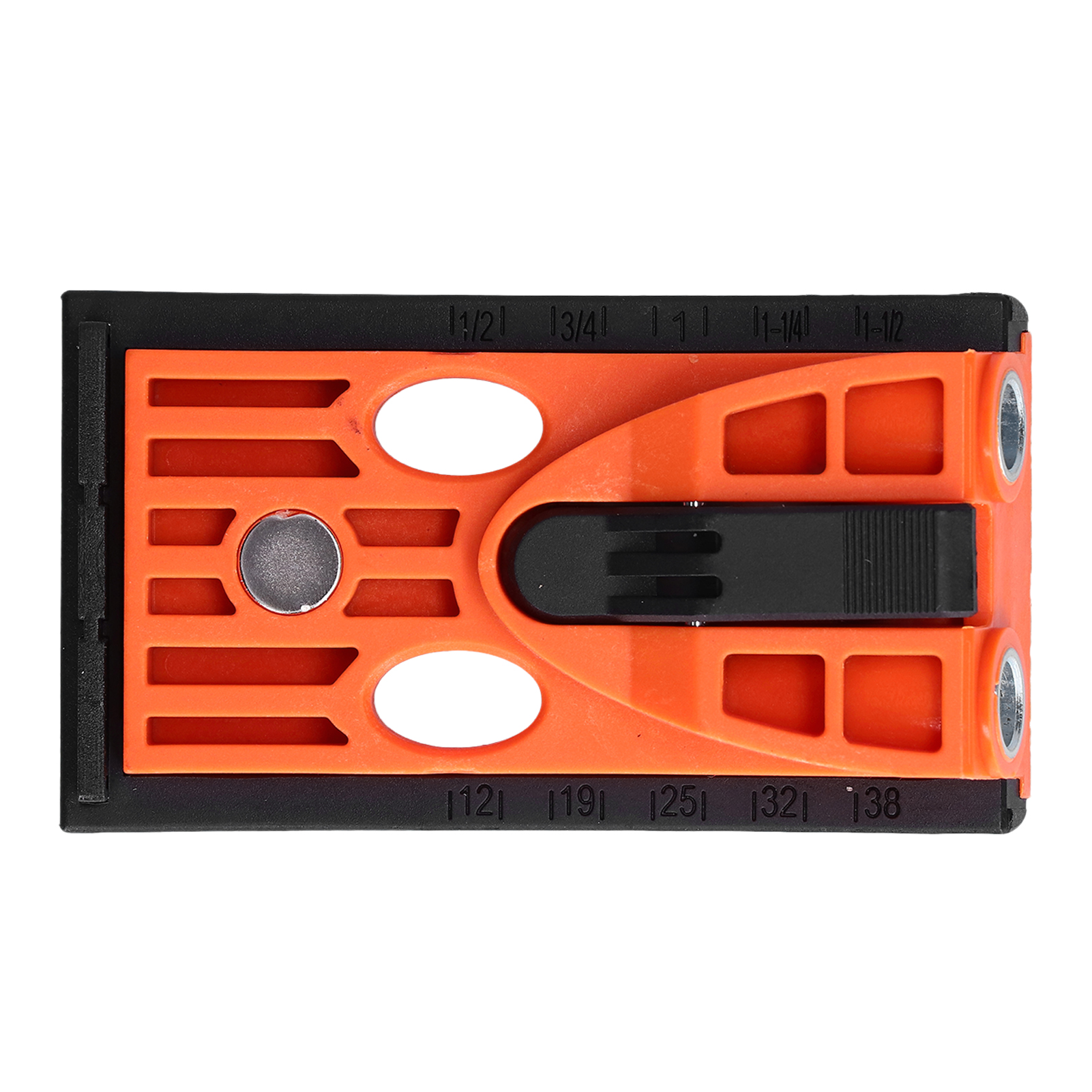 Verstellbare Taschenlochbohrschablone Aus Abs Mit Metrischen Und Imperialen Markierungen Für 9,5 Mm Schräge Löcher In Holz.