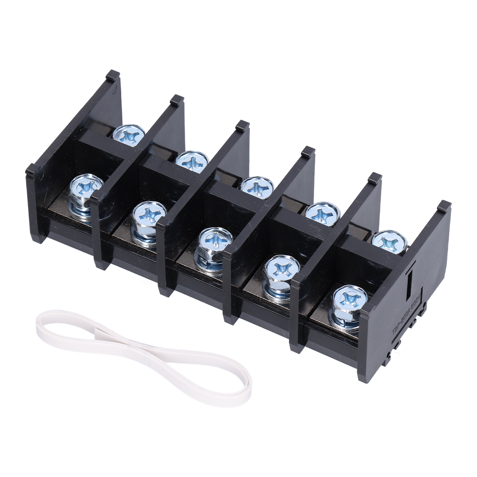 5er-pack 200-a-schienenklemmenblöcke, Hervorragende Elektrische Leitfähigkeit, Benutzerfreundliche Schraubklemmen, 600 V