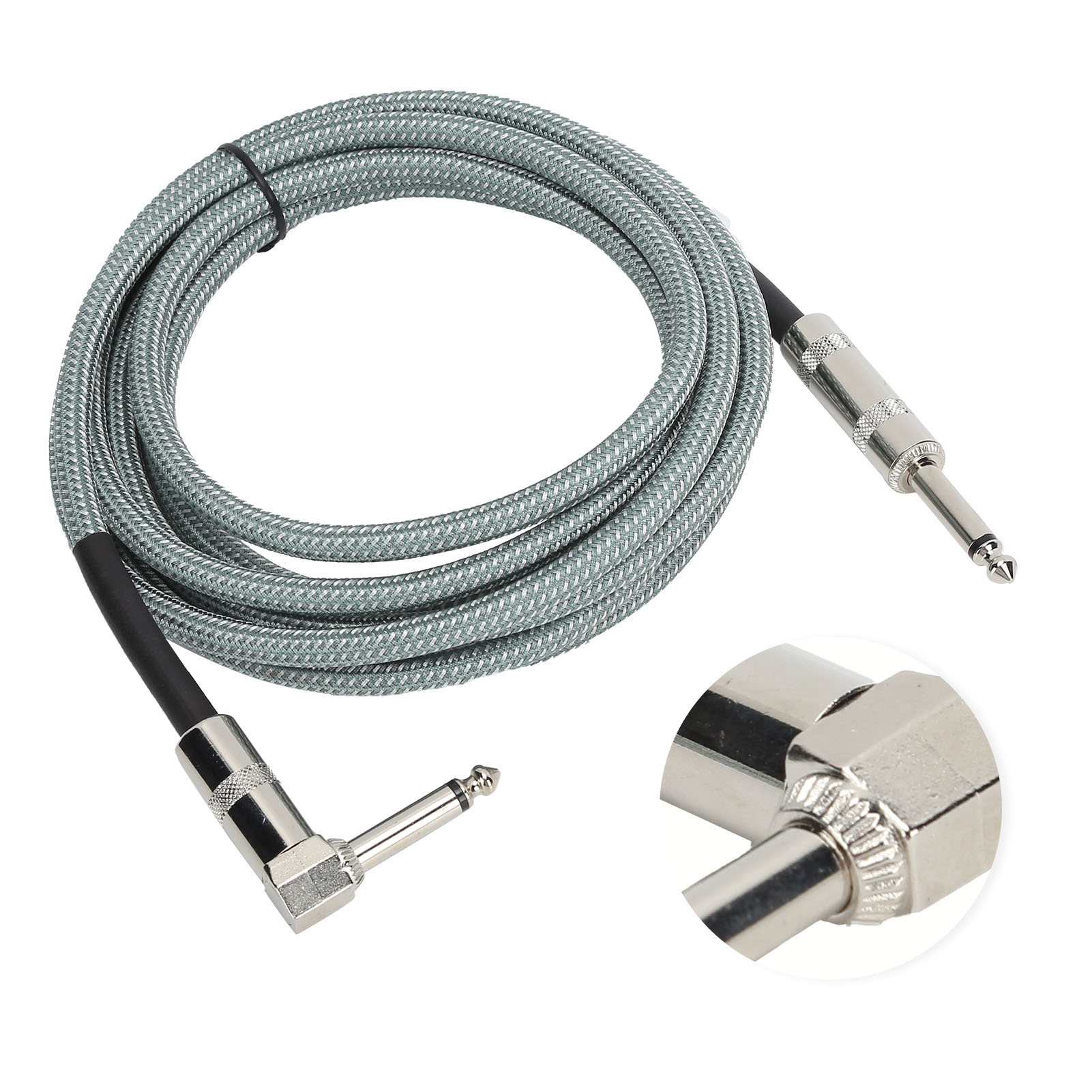 Jorindo Gitarren-audiokabel, 6,35 Mm (1/4") Klinkenstecker, Zubehör Für Verstärker Elektrischer Musikinstrumente, 6 M / 19,7 Ft