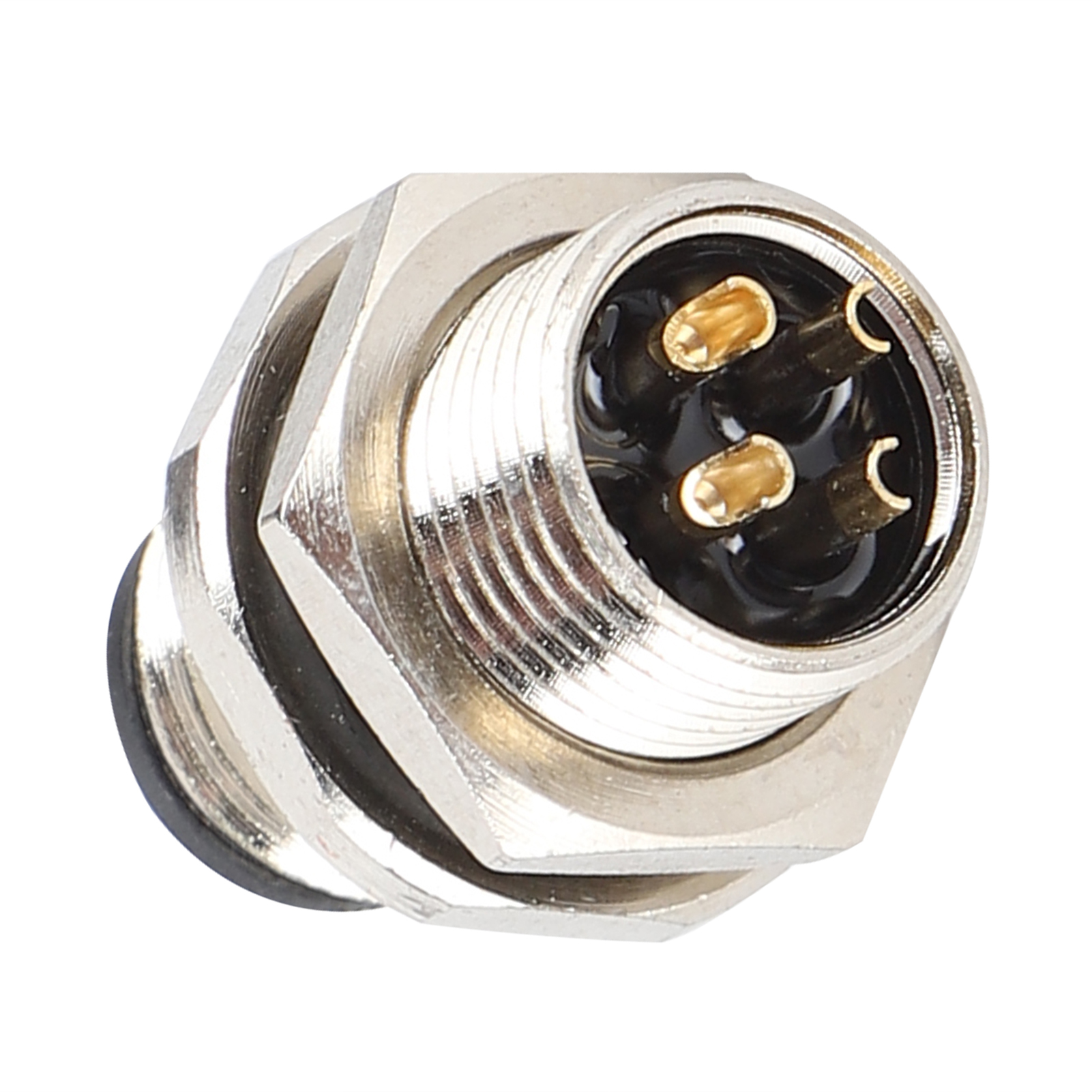 M12bp4m12x1 4-poliger Einbausteckeradapter, Ip67 Wasserdichter Stecker