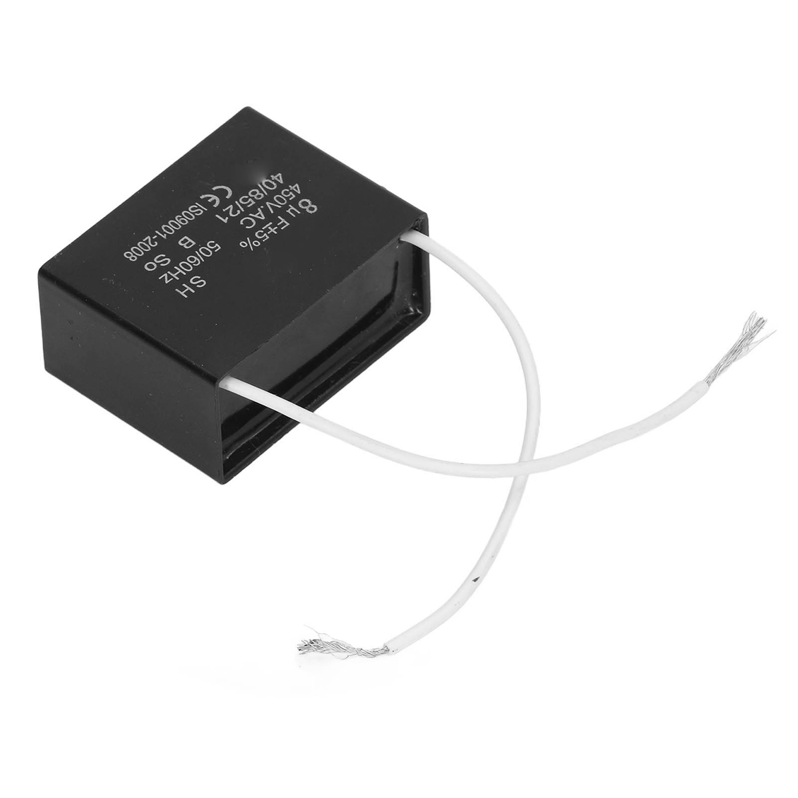 8 Μf Anlaufkondensator Für Klimaanlagenlüftermotor, 450 V Ac Betriebskondensator