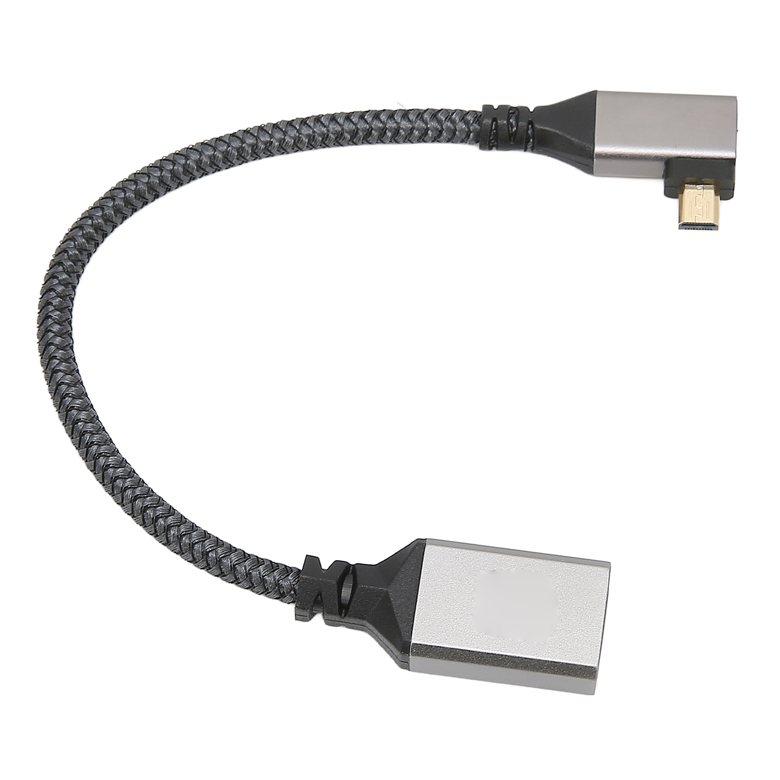 4k 60hz Hd-multimedia-schnittstellenkabel (mikro-stecker Auf Hd-buchse) Für Pc, Kamera Und Projektor, Linker Stecker, 0,2 Meter / 7,87 Zoll