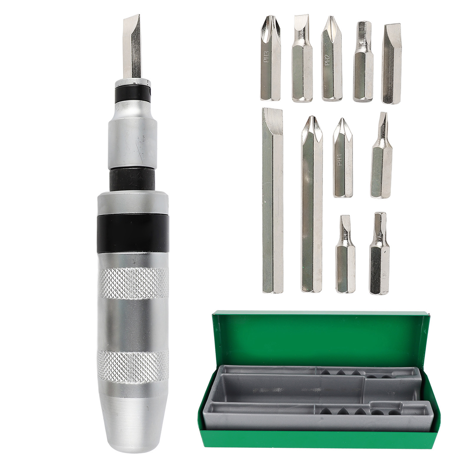 13-teiliges Schlagschrauber-set Mit 12 Bits, Vielseitiger Manueller Schlagschrauber Für Wartungsarbeiten