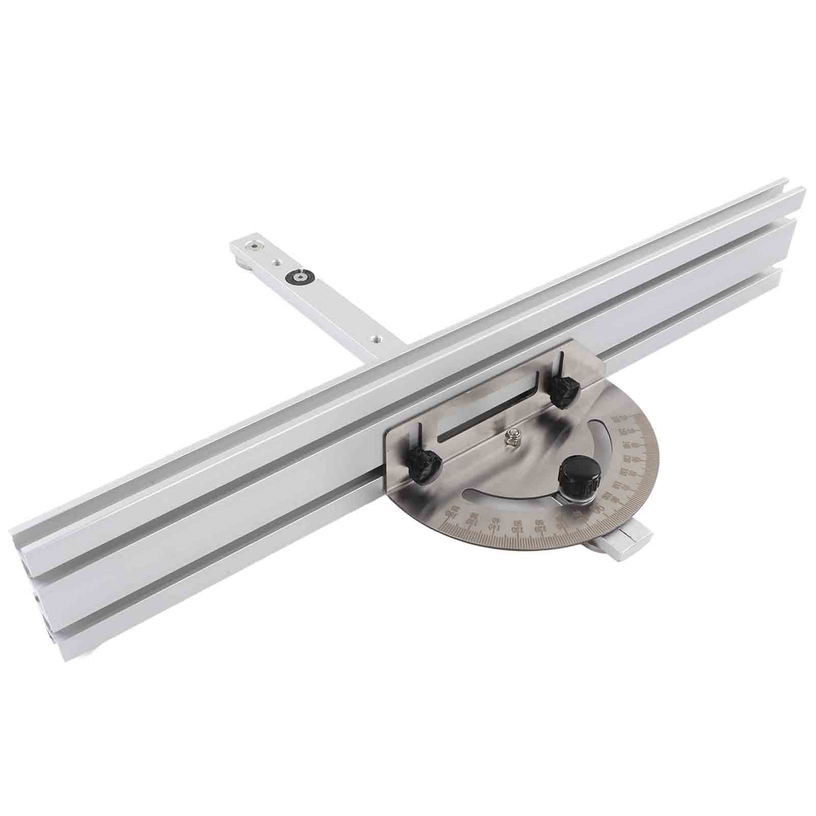 Gehrungsführungssystem Für Kreissägen: Hohe Gehrungsgenauigkeit, Verriegelungsmechanismus, Präzisions-gehrungsführung Und Anschlag Aus Aluminiumlegierung.