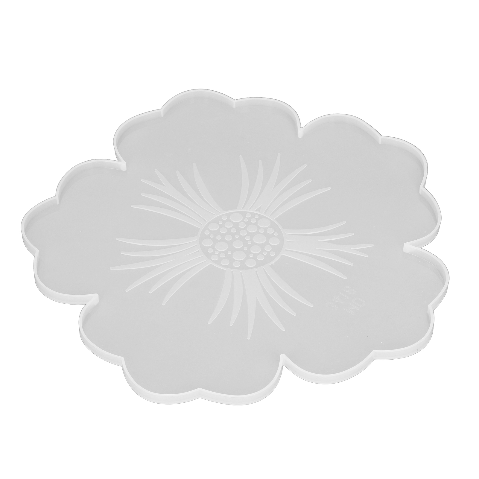 Wiederverwendbare Und Flexible Silikonform Für Wohndekoration, Ideal Zur Herstellung Von Floralen Untersetzern Mit Kristallkleber. Silikonform Für Wohndekoration.