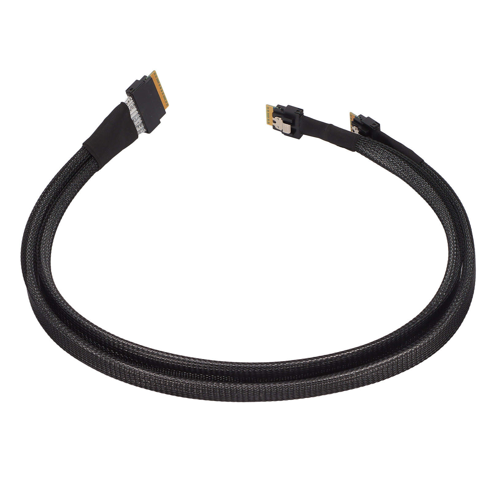 Mini-sas-kabel (24 Gbit/s), Sata/ata-schnittstelle, 0,5 M Länge, Sff8654 8i Auf 2x Sff8654 4i-anschluss