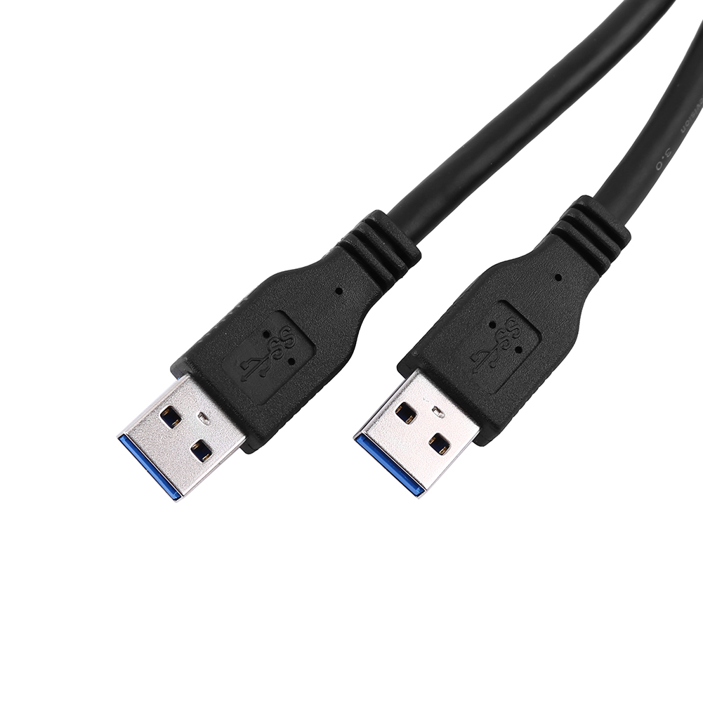 Duales Usb 3.0-kombi-verlängerungskabel (stecker Auf Buchse) Mit Schraubbefestigungslöchern
