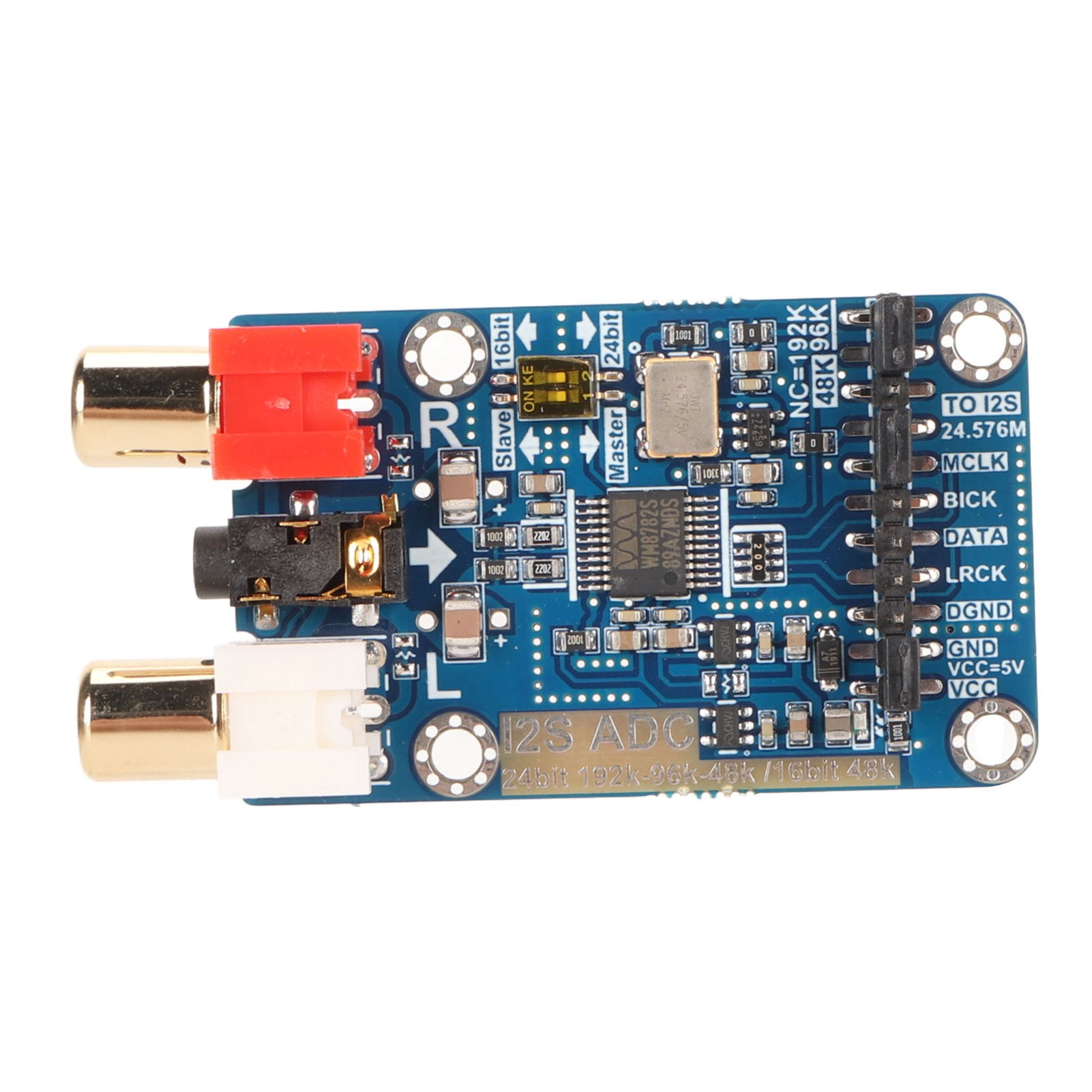 Entwicklungsboard Für Ein I2s-adc-audioerfassungsmodul, Master-slave-modus, Verlustfreier Digitaler I2s-adc-audiodecoder