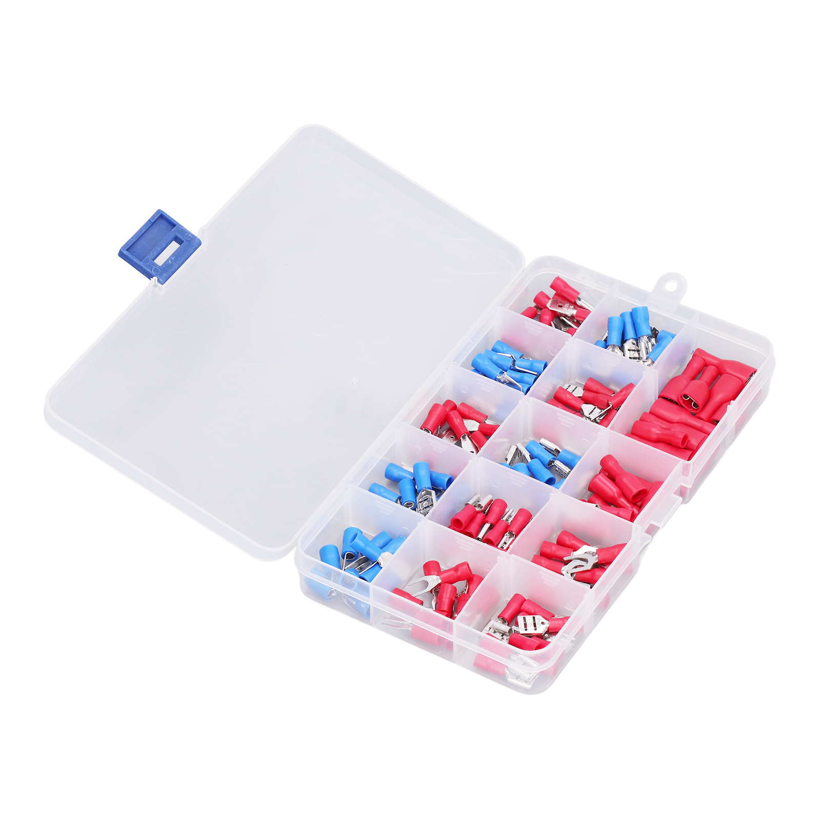 Set Mit 140 Isolierten Crimpverbindern Und -klemmen (männlich Und Weiblich).