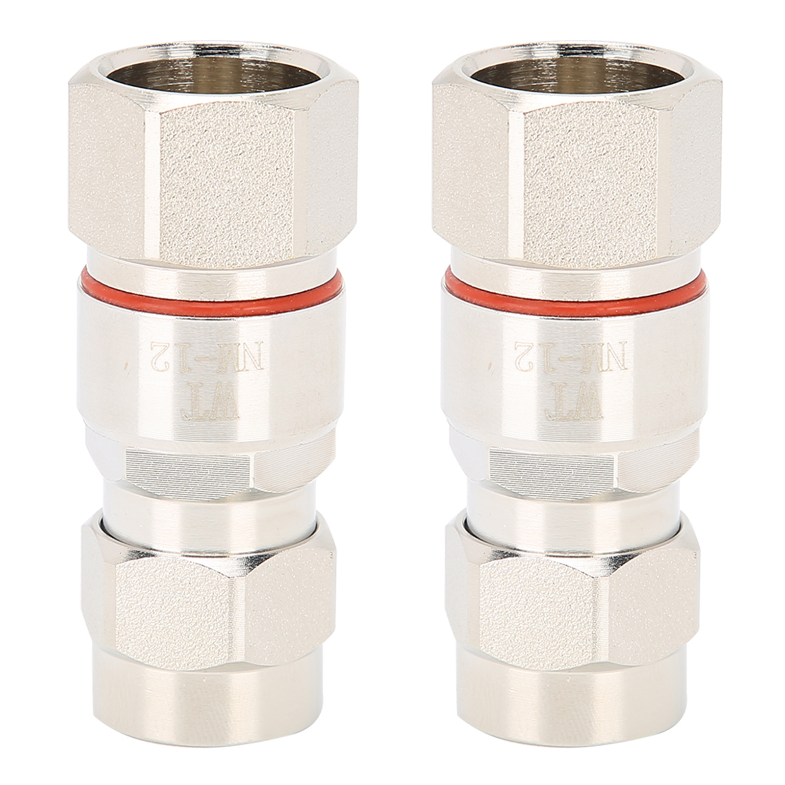 2 Hf-koaxialadapter Mit N-stecker, N-buchse, 1/2"-funkantennenadapter