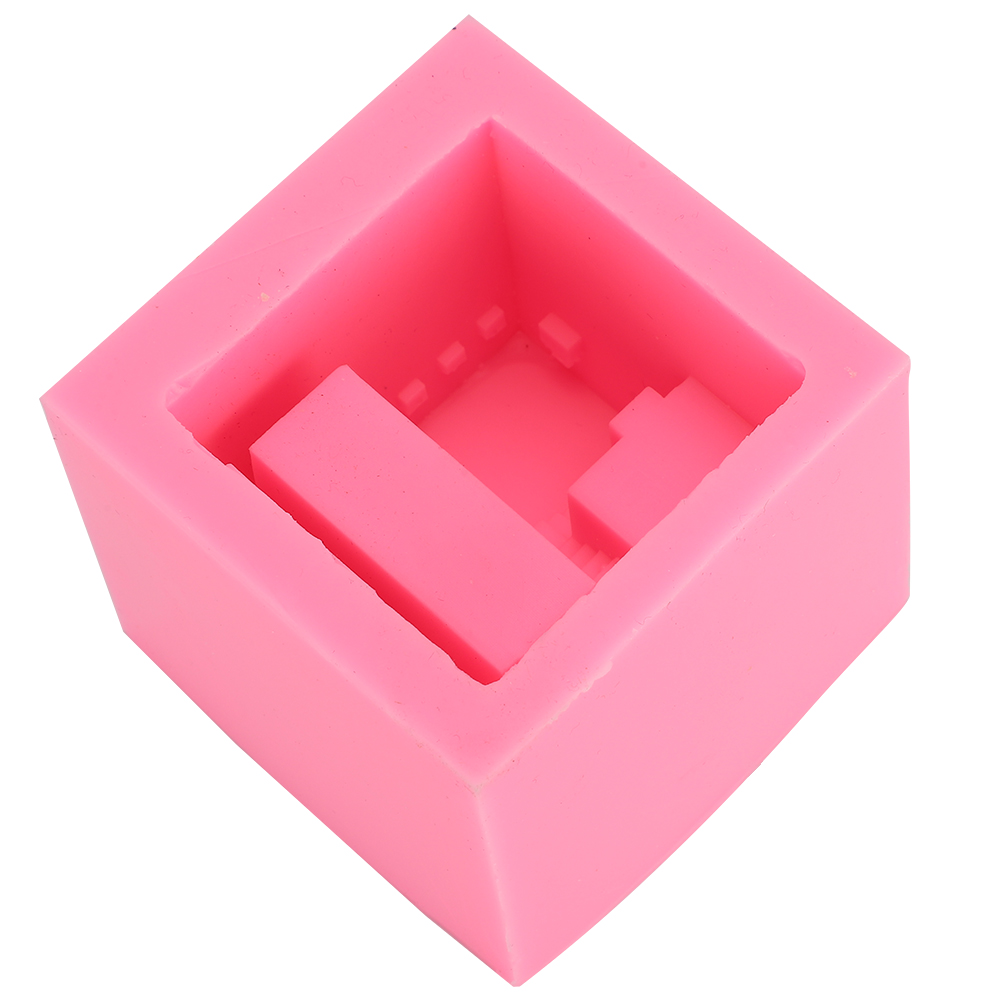 Elegante, Hausförmige Silikonform, Seifen- Und Betonformen, Diy-zubehör, Architekturdekoration