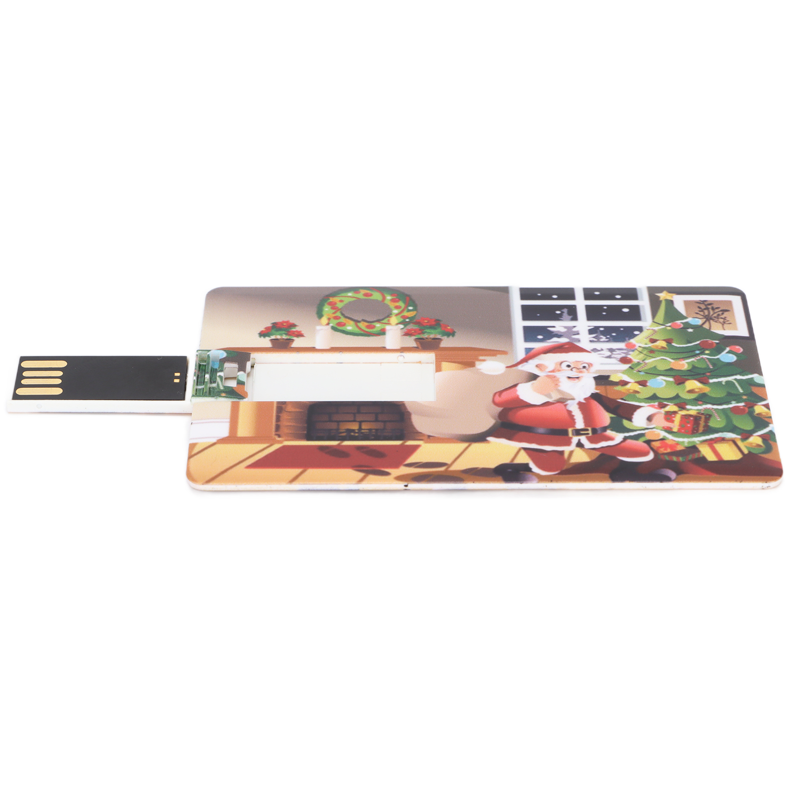 Niedlicher Und Lustiger Usb-stick Mit Weihnachtsmann-motiv (128 Gb), Datenspeicherstick, Weihnachtsgeschenk, 08