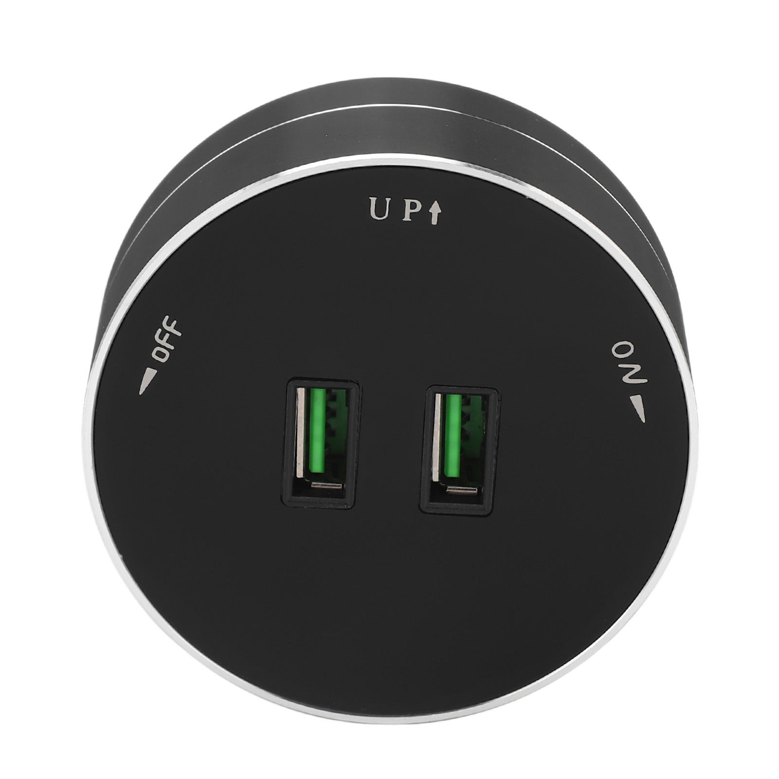 Kabelloser Netzadapter Mit Zwei Usb-anschlüssen, Multifunktionalem Rundstecker Und Kontrollleuchte, 110–250 V Wechselstrom