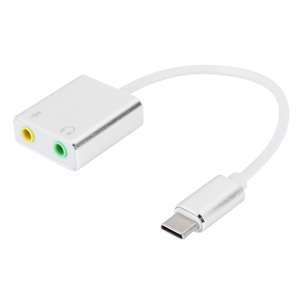Audioadapter Für Externe Type-c 7.1 Stereo-soundkarten, Aus Aluminiumlegierung