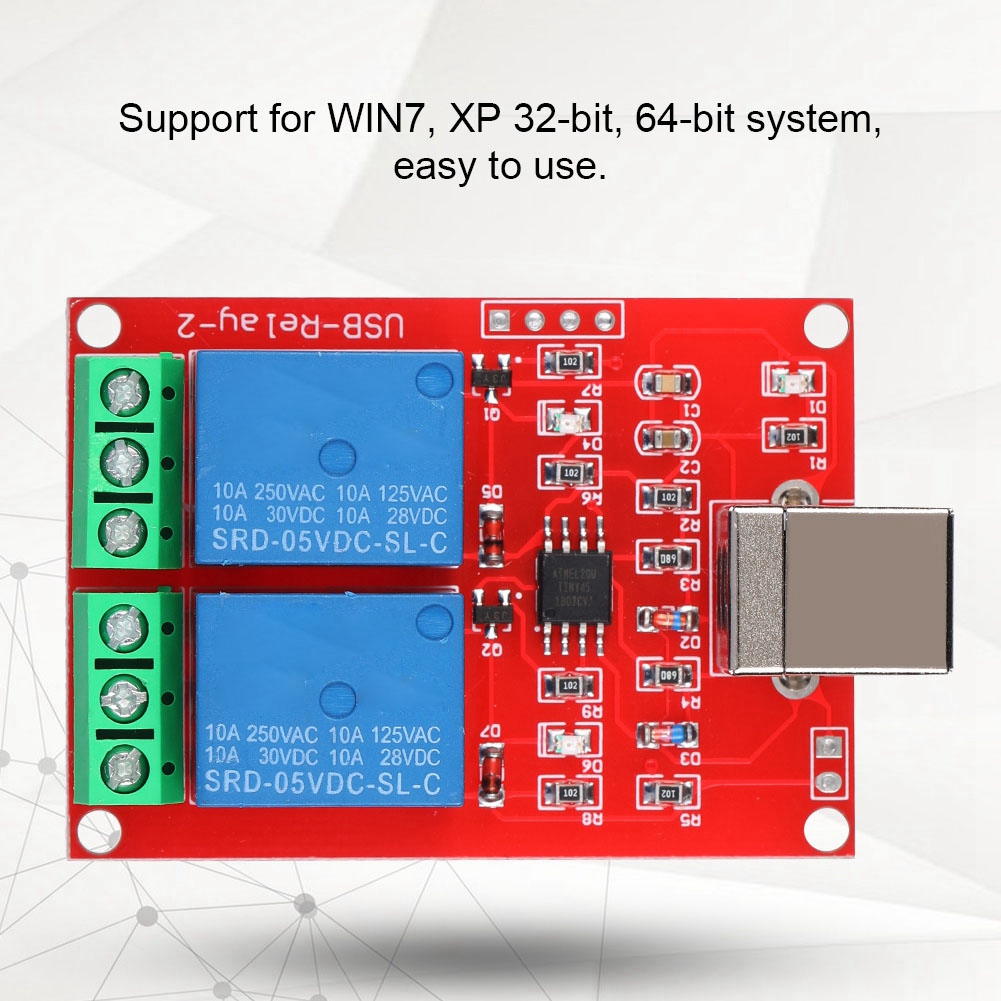 2-kanal 5v Usb Smart Relay Controller Erweiterungsplatine Für Computer