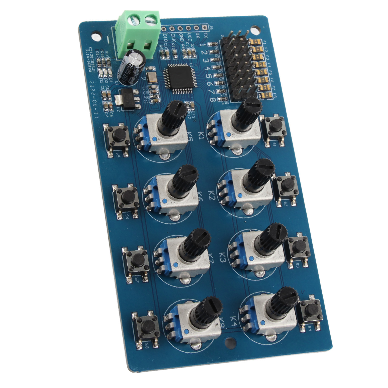 Präzisions-servoregler Mit 8 Tasten, Integrierter Stm32-lenkcontroller Mit Led-anzeige Für Futaba