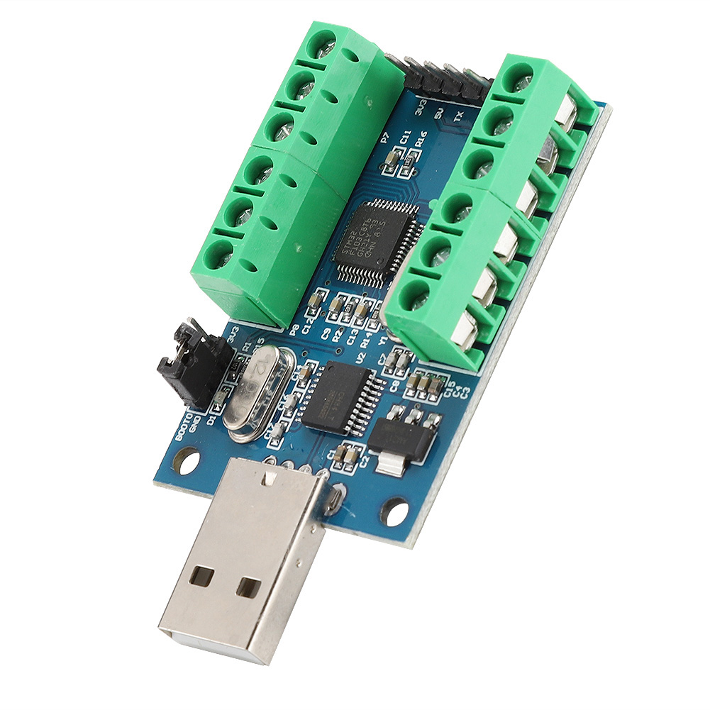 Stm32-adc-modul Mit Usb-schnittstelle, 10 Kanäle, 12-bit-ad-abtastung Und Uart-kommunikation