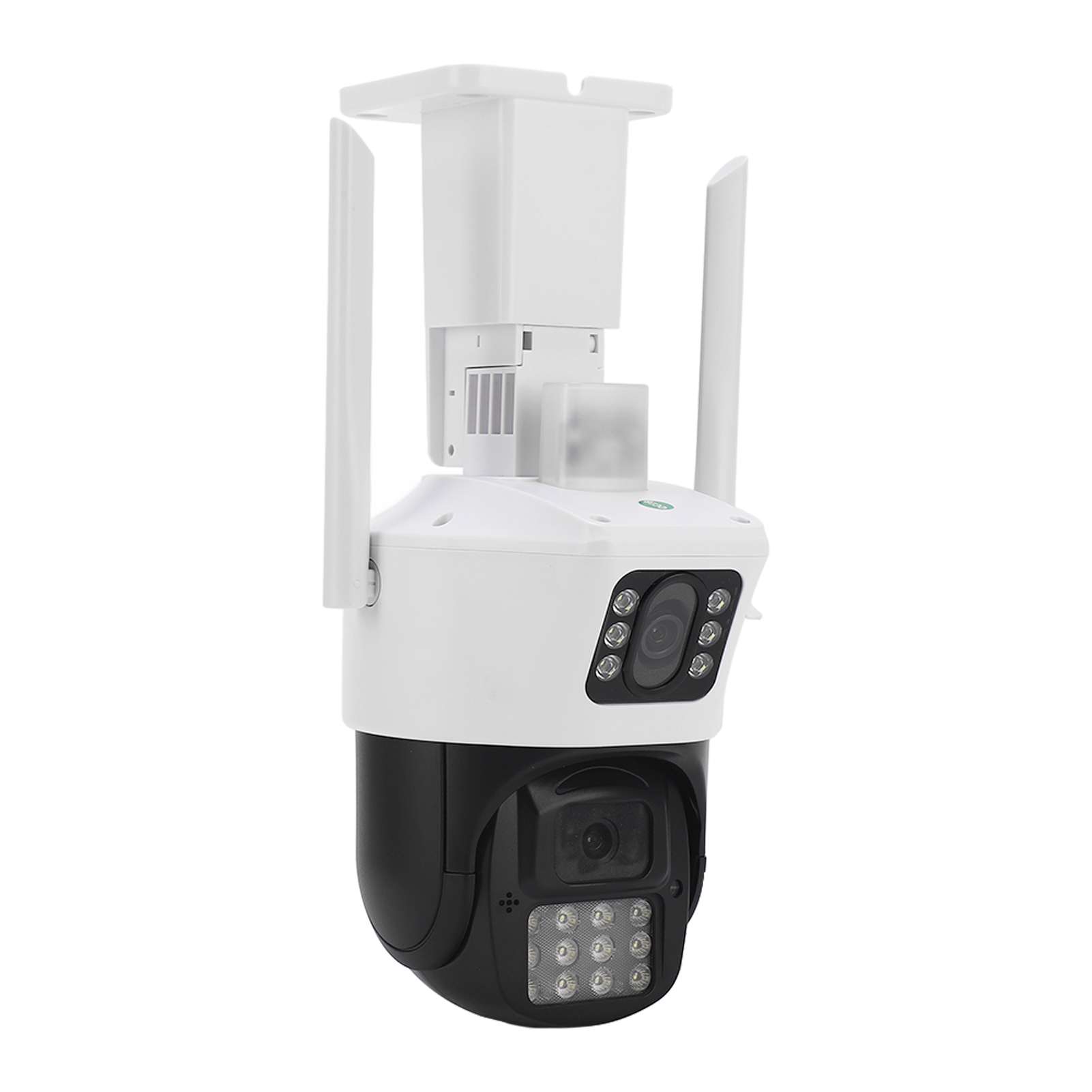 5-mp-hd-überwachungskamera Mit Dual-objektiv Für Den Außenbereich, Ip66 Wasserdicht, Mit Bewegungserkennung Und Wlan, 110–240 V Eu-stecker