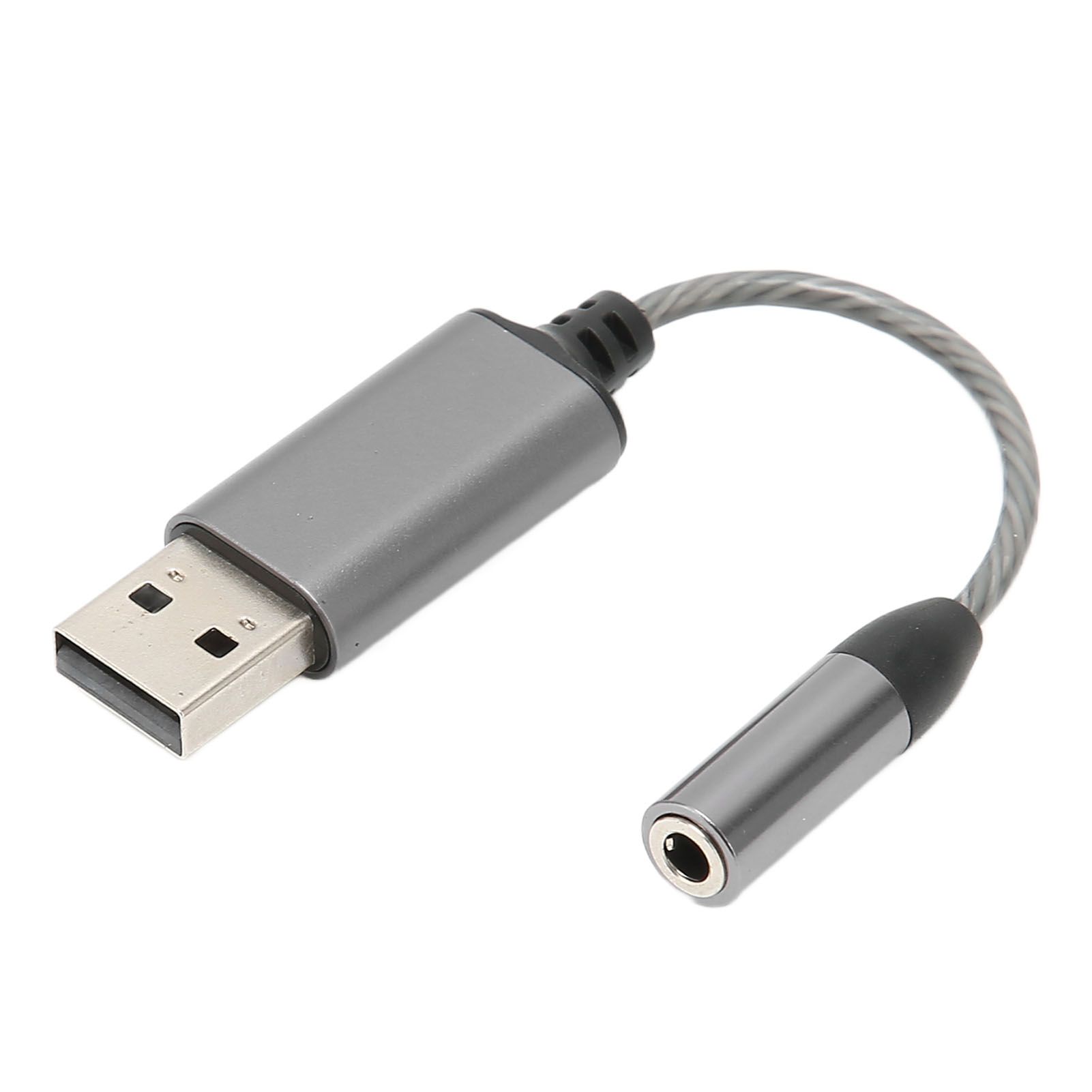 2-in-1 Usb-adapter, Breite Kompatibilität, Intelligenter Chip, Kompakt, Langlebig, Einfach Zu Bedienen, Usb-zu-aux-kabel Für Zuhause Und Büro.
